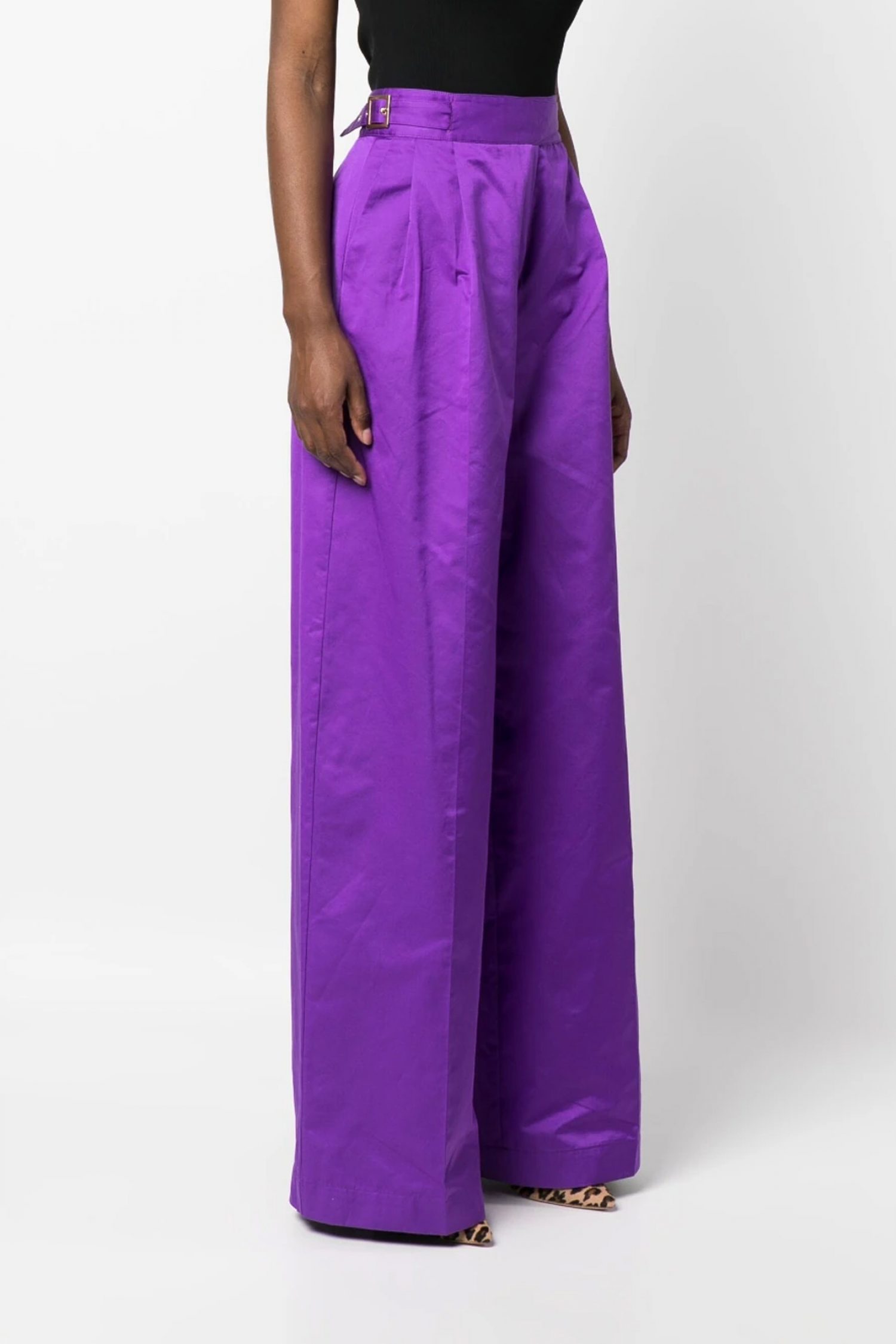 PINKO ΠΑΝΤΕΛΟΝΑ ΨΗΛΟΜΕΣΗ PAZZESCO PANTALONE ΖΩΝΗ ΜΩΒ