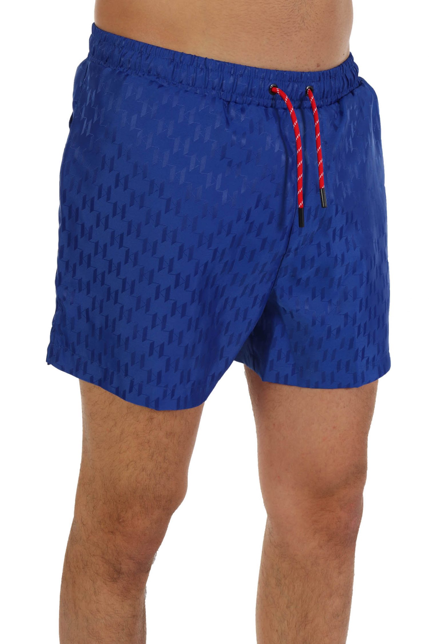 KARL LAGERFELD ΜΑΓΙΩ ALL OVER MONOGRAM LOGO ΡΟΥΑ ΜΠΛΕ