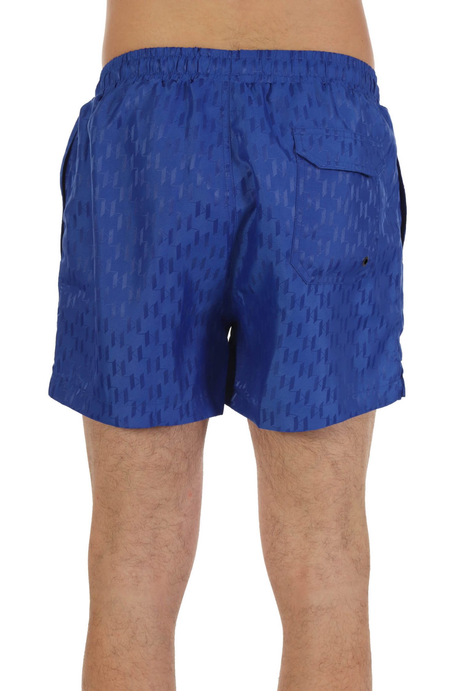 KARL LAGERFELD ΜΑΓΙΩ ALL OVER MONOGRAM LOGO ΡΟΥΑ ΜΠΛΕ