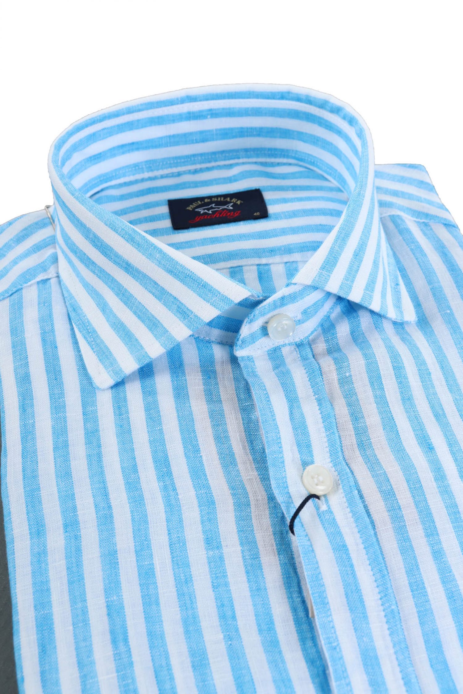 PAUL&SHARK ΠΟΥΚΑΜΙΣΟ ΛΙΝΟ ΡΙΓΕ ΣΙΕΛ