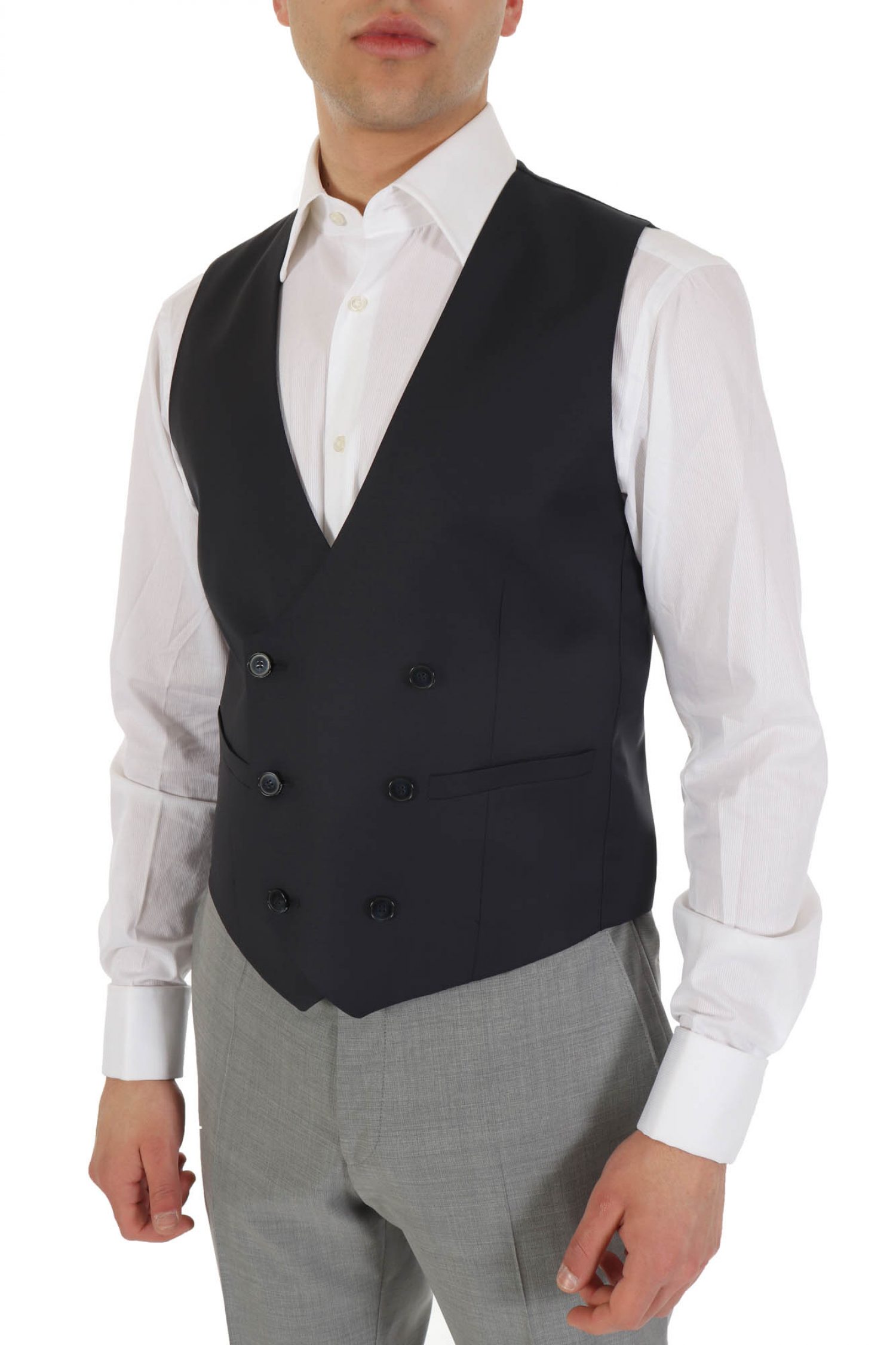 KARL LAGERFELD ΓΙΛΕΚΟ ΚΟΣΤΟΥΜΙΟΥ WAISTCOAT SCREEN ΜΠΛΕ