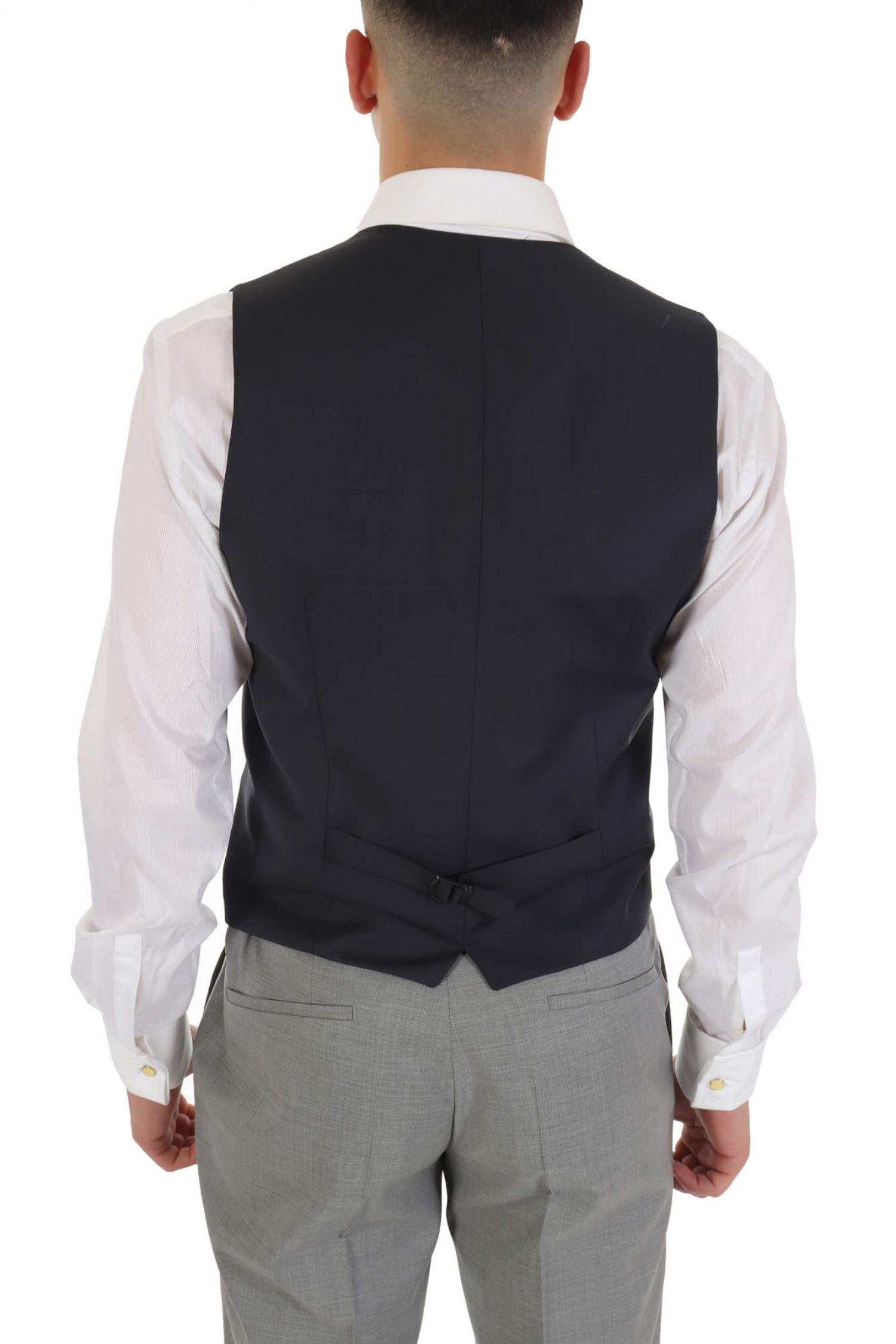 KARL LAGERFELD ΓΙΛΕΚΟ ΚΟΣΤΟΥΜΙΟΥ WAISTCOAT SCREEN ΜΠΛΕ