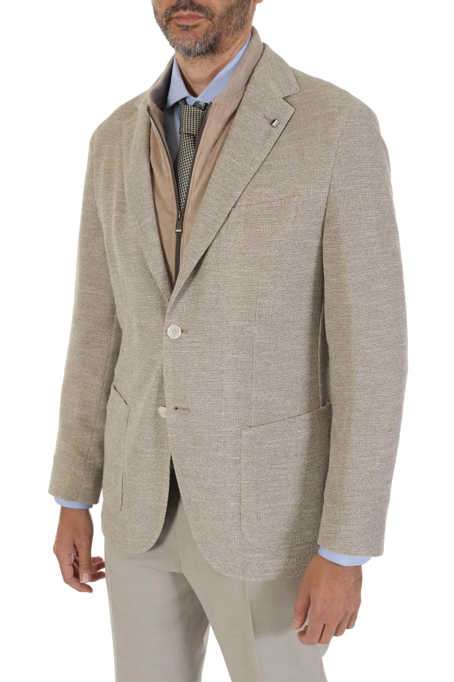 BOSS ΣΑΚΑΚΙ ΑΠΟΣΠΩΜΕΝΟΣ ΘΩΡΑΚΑΣ REGULAR FIT ΑΦΟΔΡΟ C-JAYE-J-BIB-232 ΜΠΕΖ