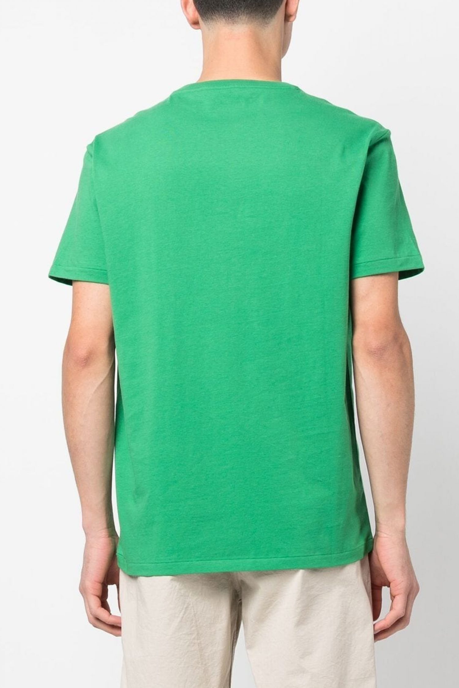 RALPH LAUREN T-SHIRT CUSTOM SLIM FIT ΑΝΟΙΧΤΟ ΠΡΑΣΙΝΟ φωτογραφία