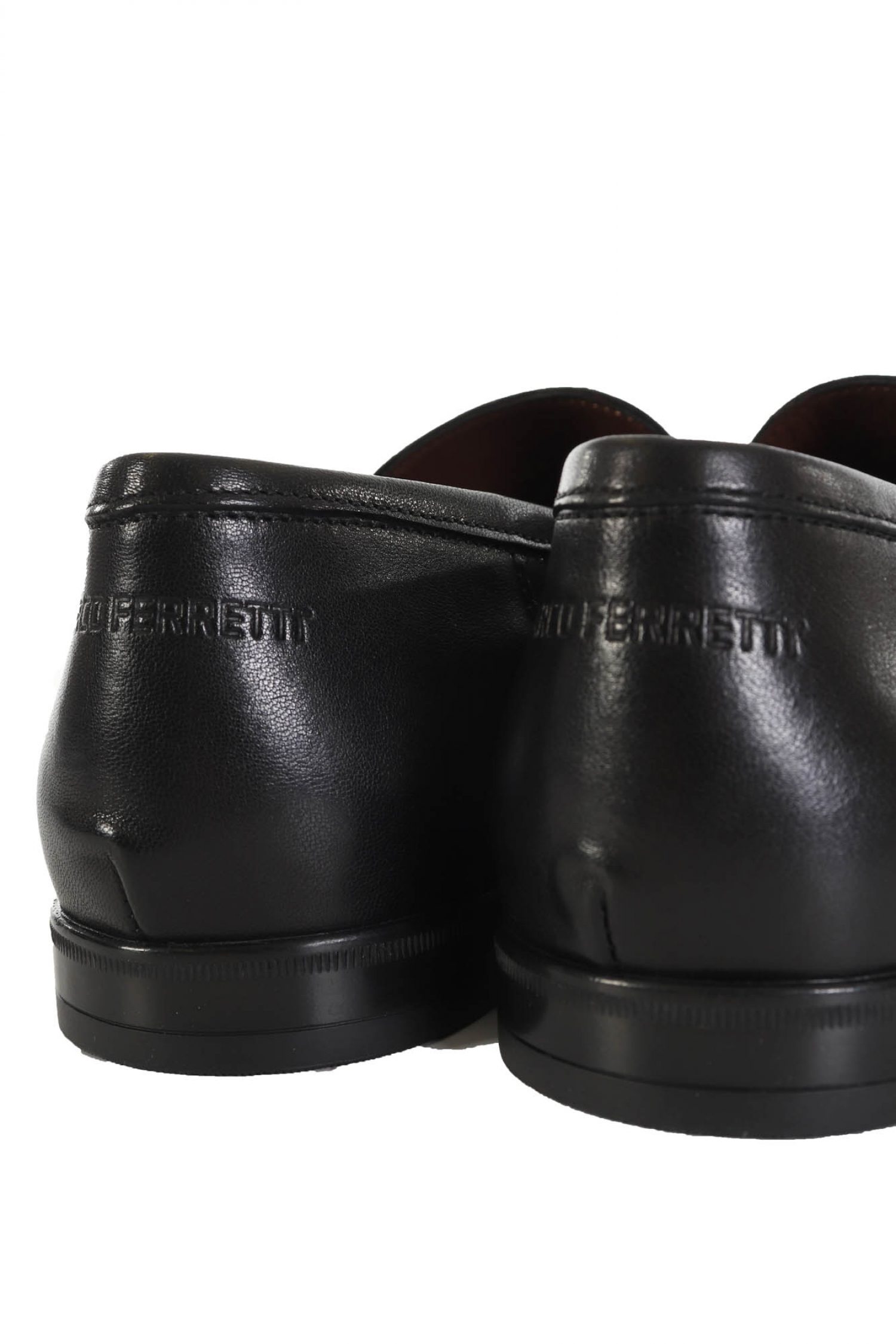 MARCO FERRETTI ΠΑΠΟΥΤΣΙΑ LOAFER ANTIK NAPPA WASHED ΜΑΥΡΟ