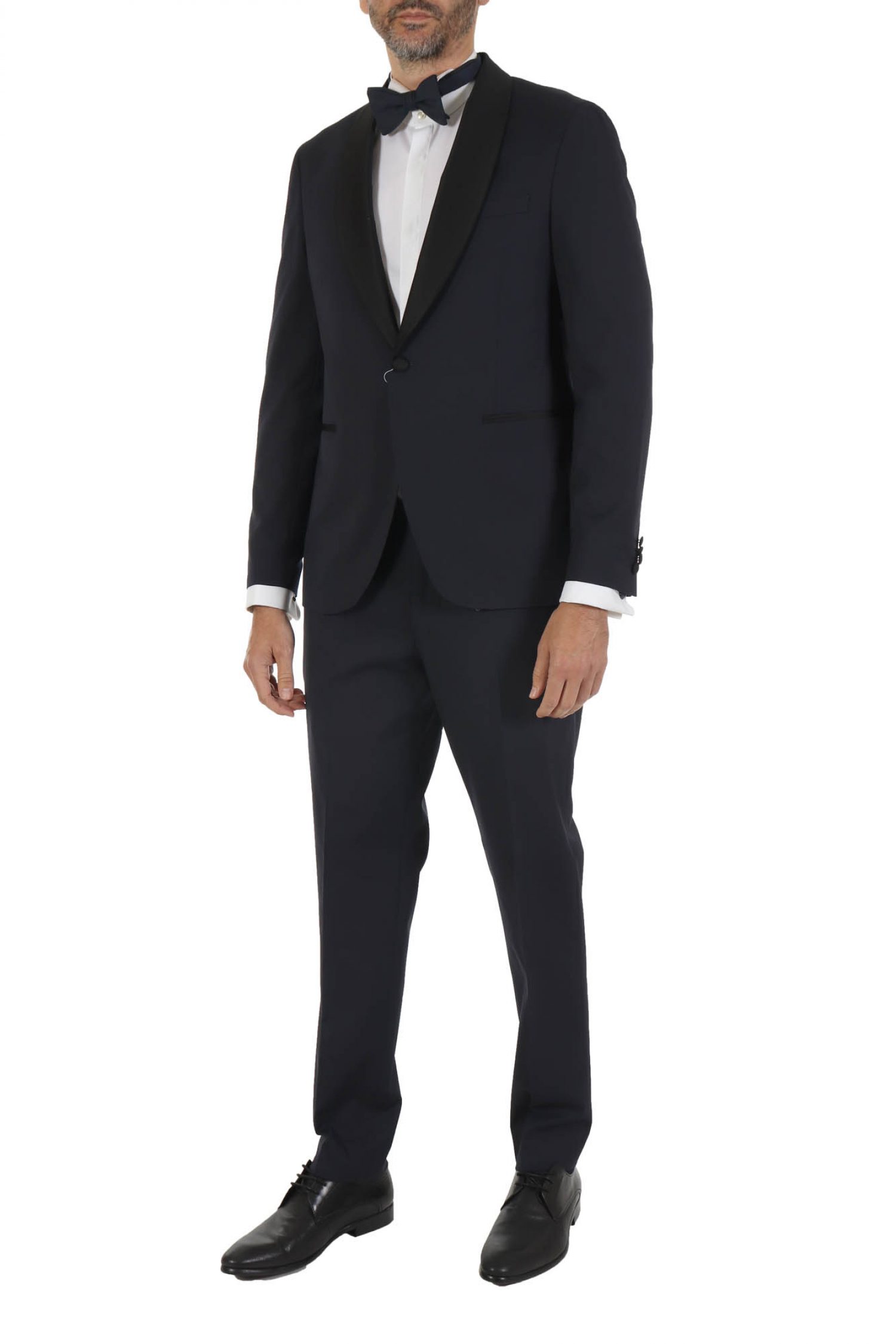 MICHAEL KORS ΚΟΥΣΤΟΥΜΙ ΣΜΟΚΙΝ SLIM FIT SUPER STRETCH PAULO OLIVEIRA ΜΠΛΕ