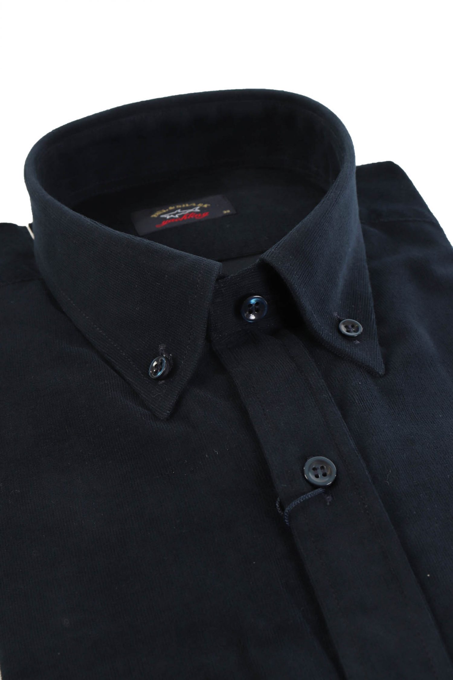 PAUL&SHARK ΠΟΥΚΑΜΙΣΟ ΚΟΤΛΕ BUTTON DOWN J FIT VELVET ΜΠΛΕ