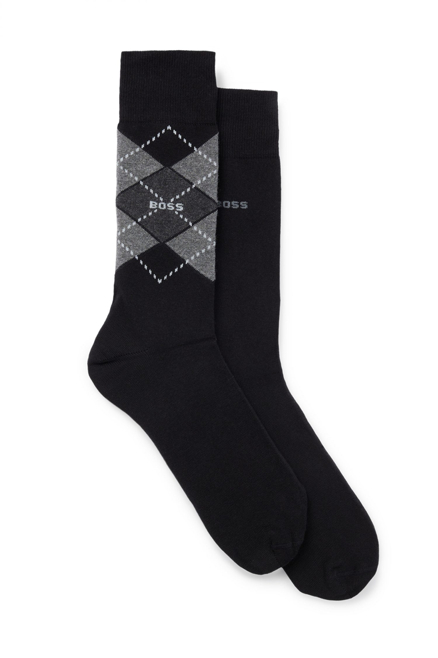 BOSS ΚΑΛΤΣΕΣ 2P RS ARGYLE CC ΜΑΥΡΟ