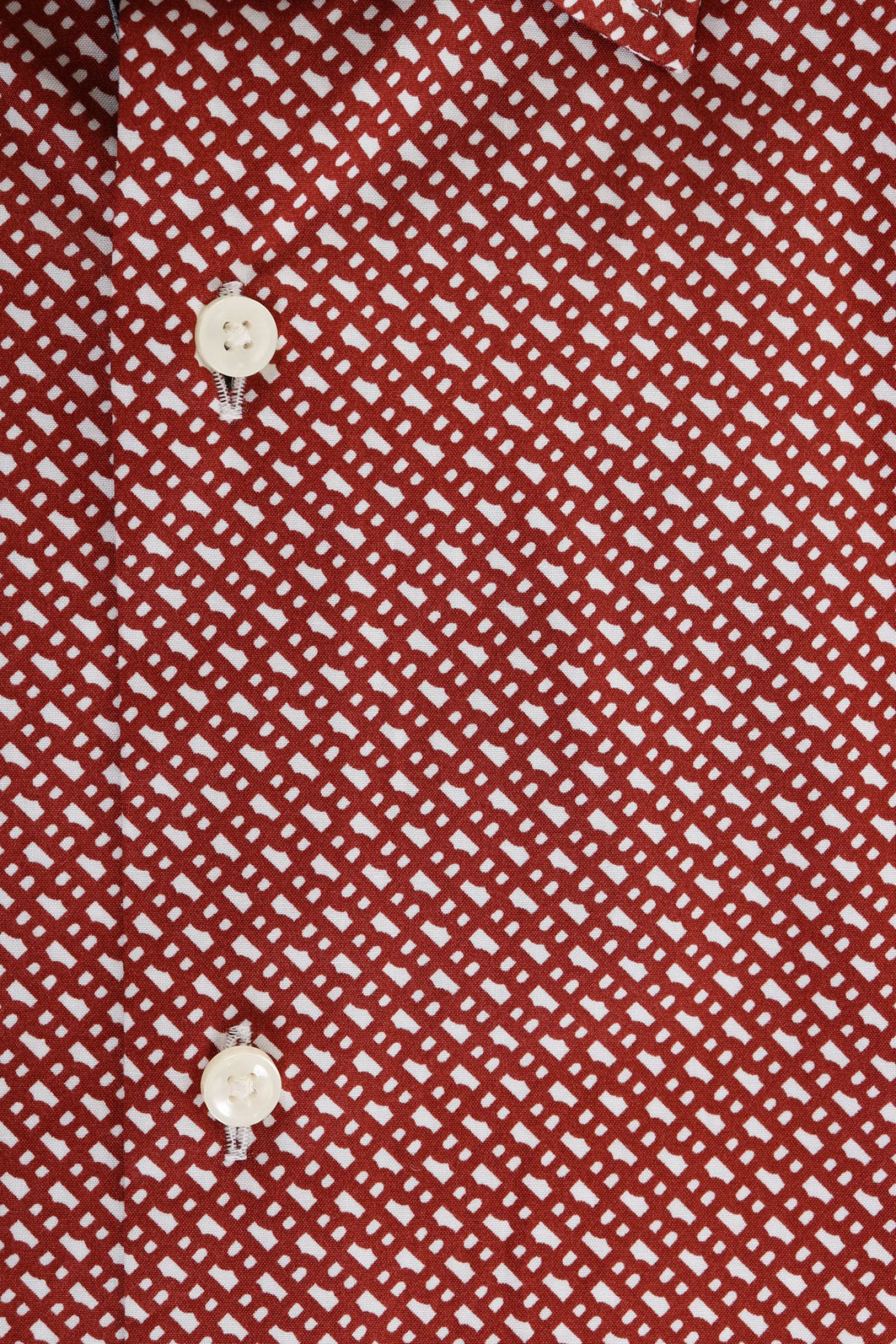 BOSS ΠΟΥΚΑΜΙΣΟ ALLOVER LOGO SLIM FIT STRETCH H-HANK-KENT-C1-214 ΜΠΟΡΝΤΩ-ΛΕΥΚΟ φωτογραφία