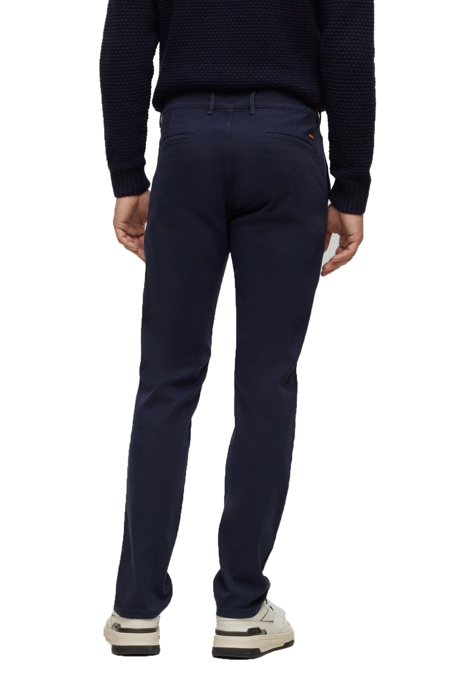 BOSS CASUAL ΠΑΝΤΕΛΟΝΙ CHINO CHINO-SLIM SLIM FIT ΜΠΛΕ