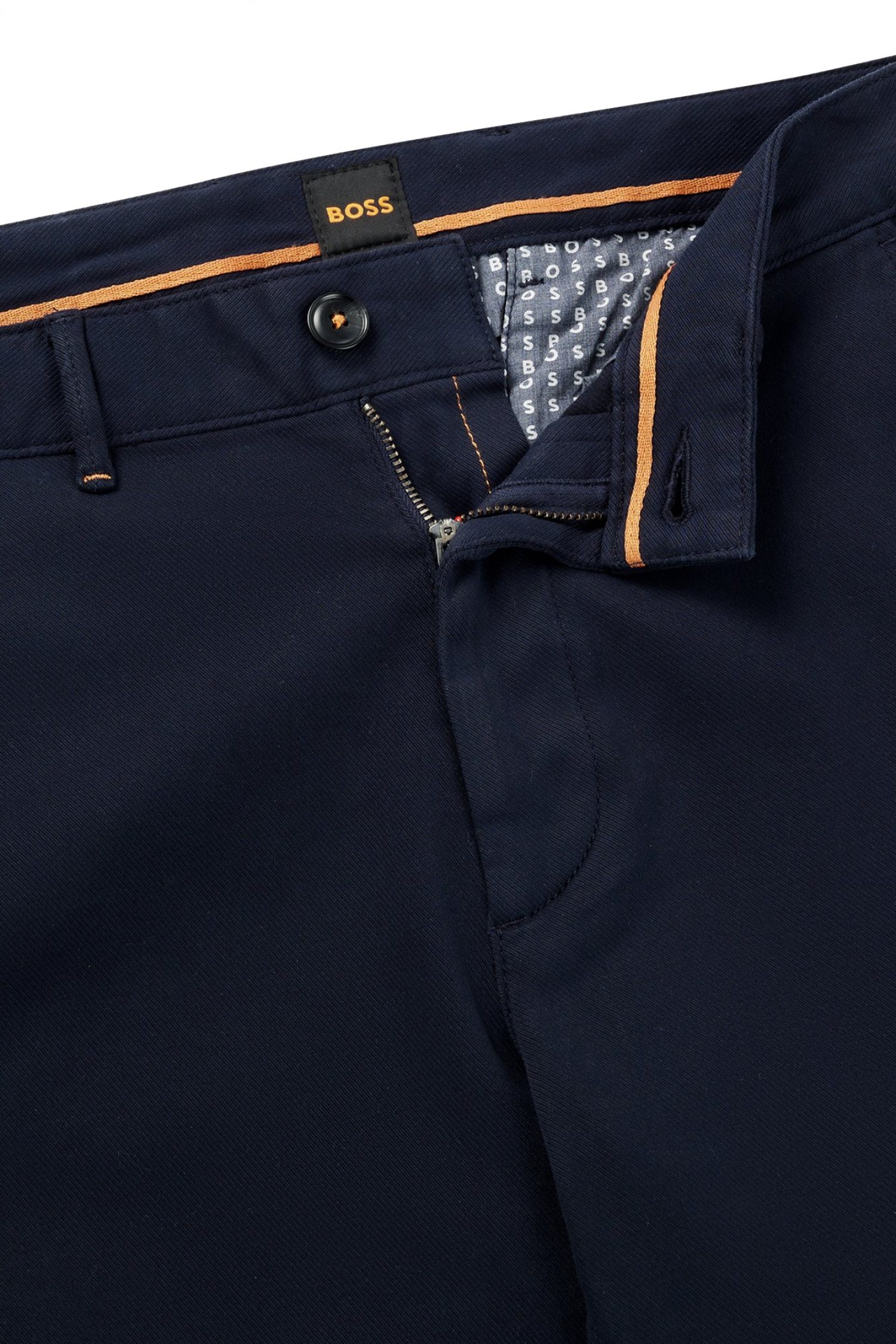 BOSS CASUAL ΠΑΝΤΕΛΟΝΙ CHINO CHINO-SLIM SLIM FIT ΜΠΛΕ