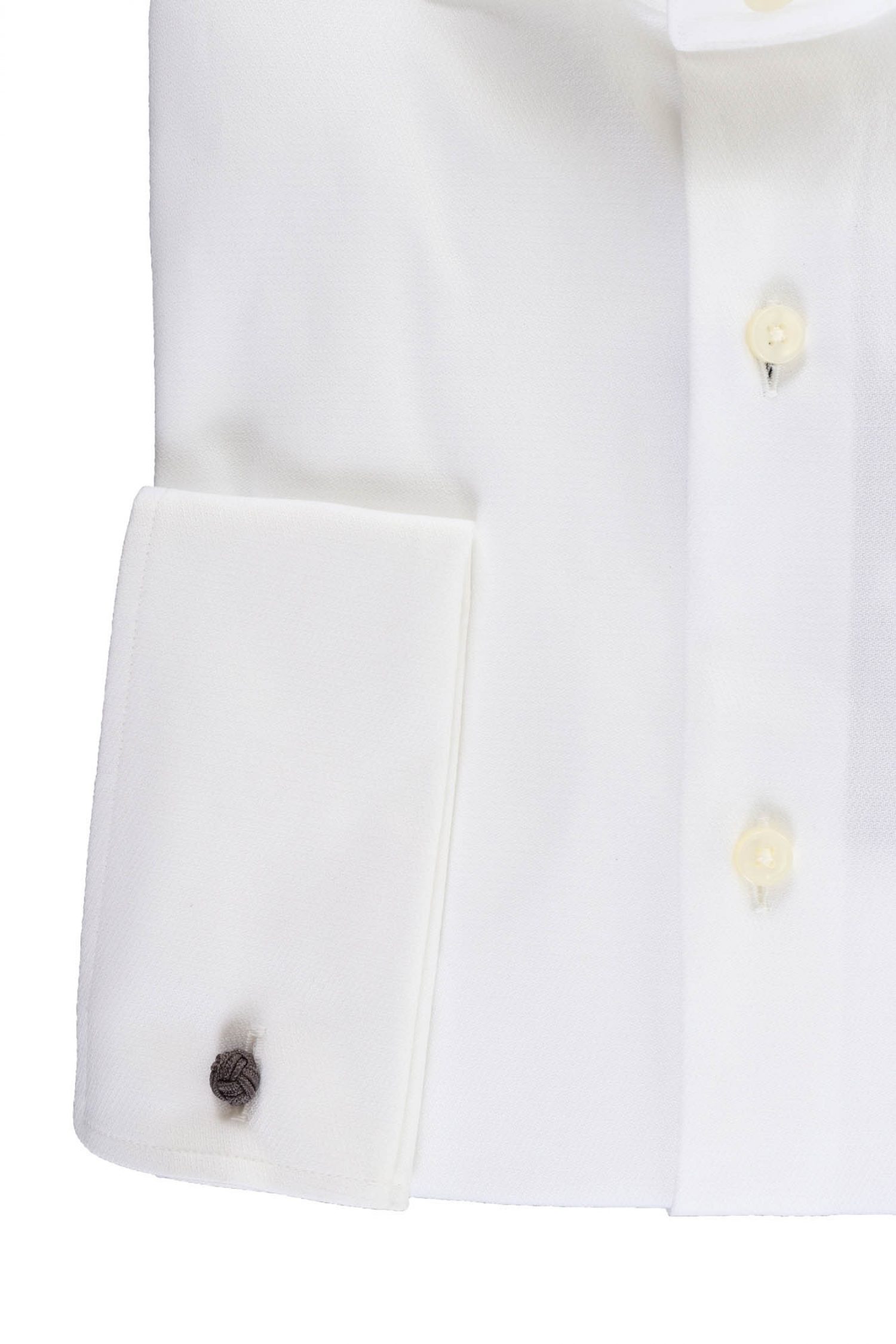 BOSS ΠΟΥΚΑΜΙΣΟ ΜΑΝΙΚΕΤΟΚΟΥΜΠΟ SLIM FIT STRETCH H-HANK-SPREAD-DC-212 ΛΕΥΚΟ