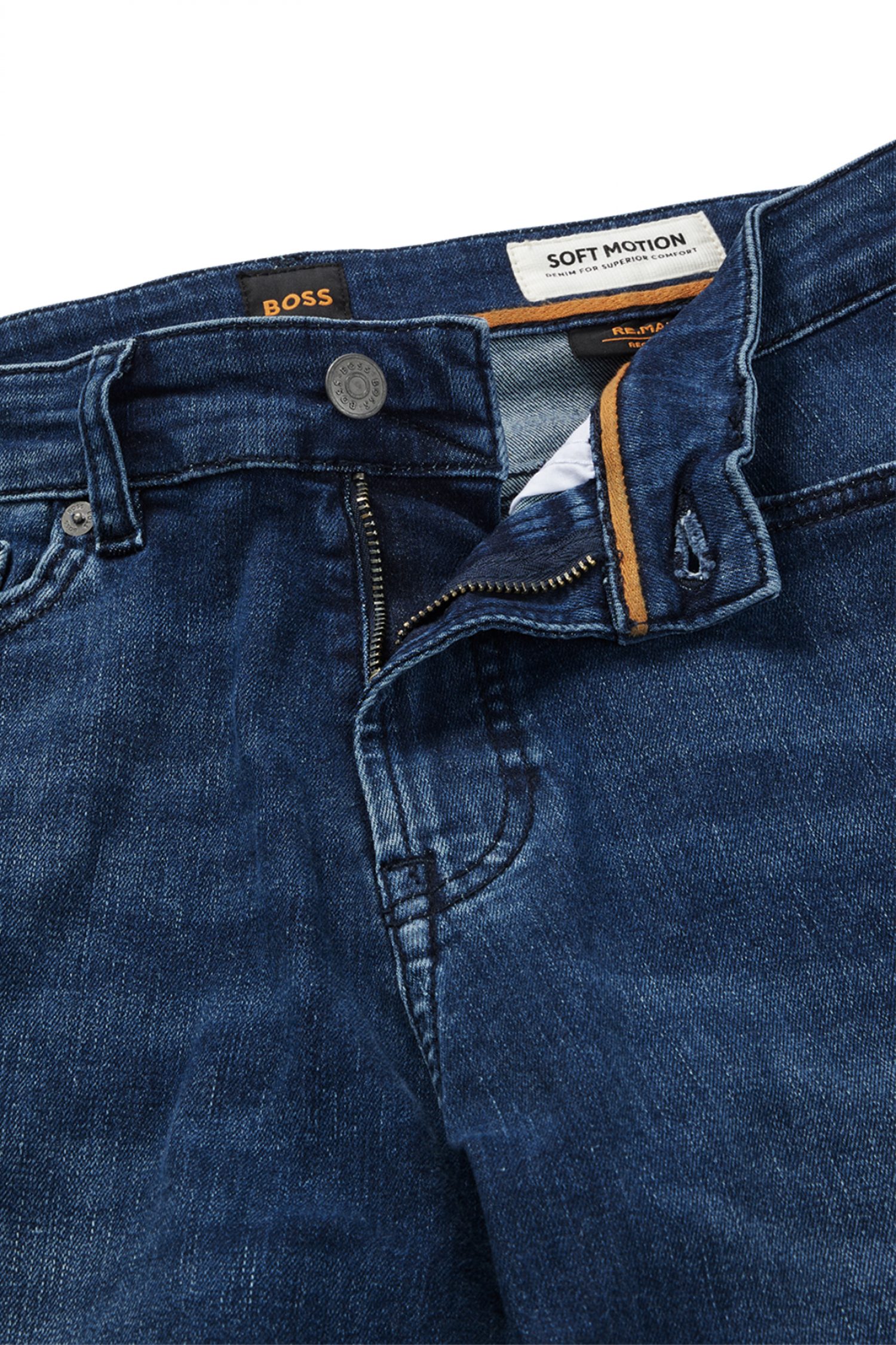 BOSS CASUAL ΠΑΝΤΕΛΟΝΙ JEANS DELAWARE BC-P-HOUSE SLIM FIT ΜΠΛΕ φωτογραφία