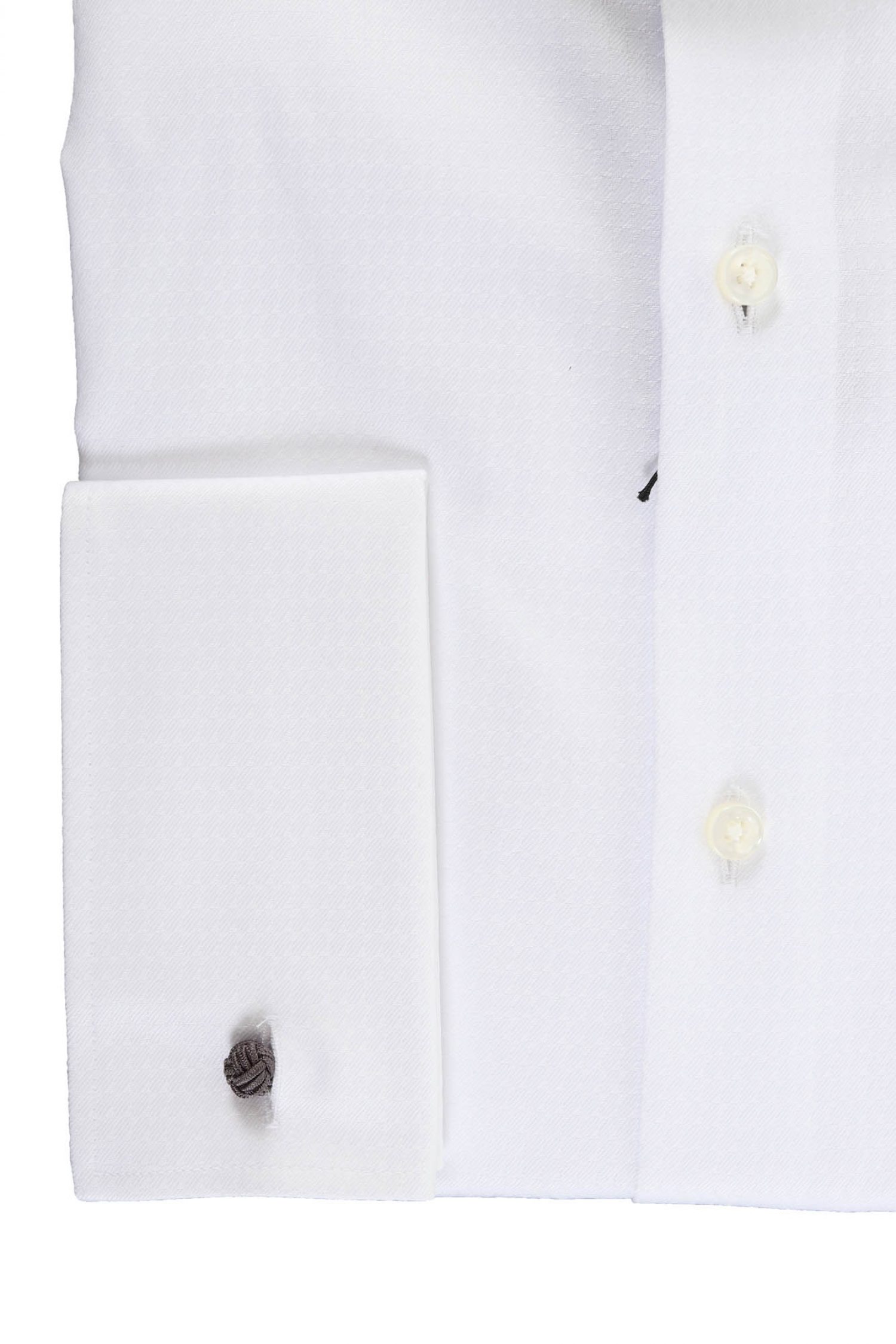 BOSS ΠΟΥΚΑΜΙΣΟ ΜΑΝΙΚΕΤΟΚΟΥΜΠΟ ΜΙΚΡΟΣΧΕΔΙΟ SLIF FIT H-HANK-SPREAD-DC-214 ΛΕΥΚΟ