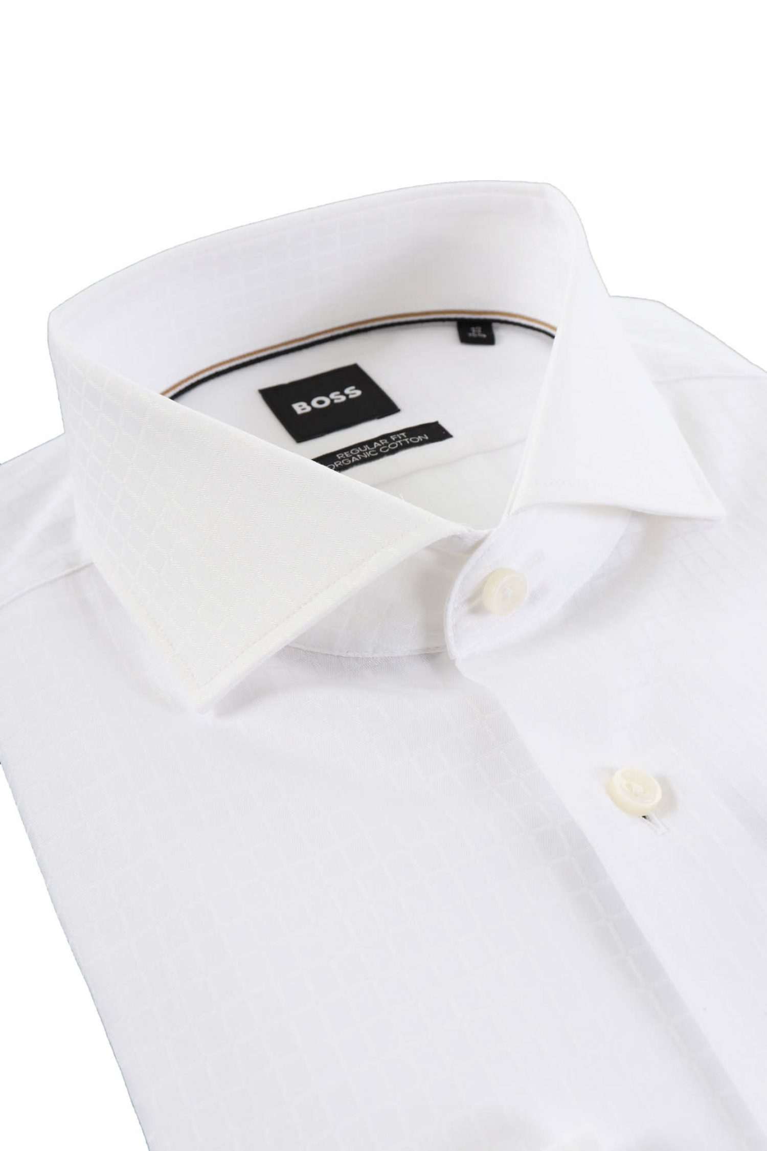 BOSS ΠΟΥΚΑΜΙΣΟ ΚΑΡΩ REGULAR FIT H-JOE-SPREAD -C1-222 ΛΕΥΚΟ φωτογραφία