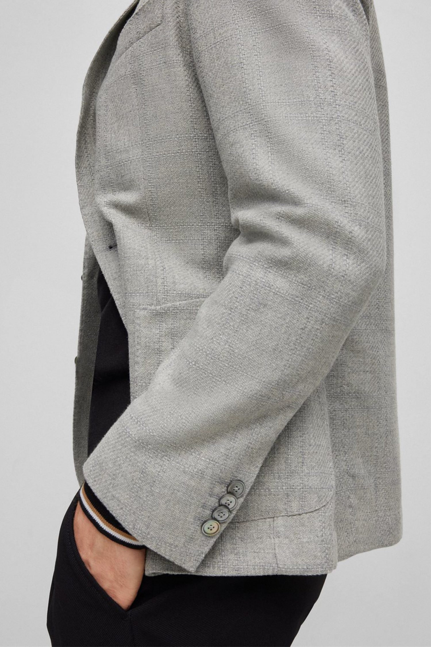 BOSS ΣΑΚΑΚΙ ΑΦΟΔΡΟ SLIM FIT C-HANRY-233 ΓΚΡΙ