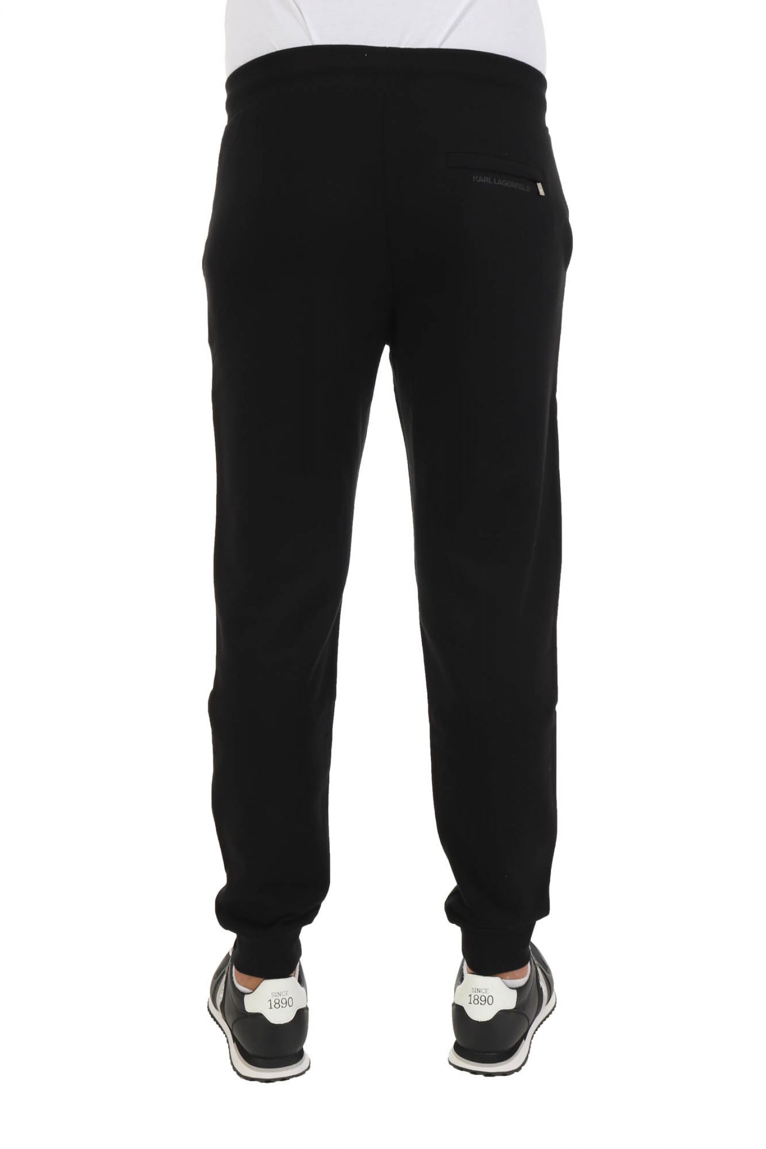 KARL LAGERFELD ΠΑΝΤΕΛΟΝΙ ΦΟΡΜΑ LOGO ΜΑΥΡΟ