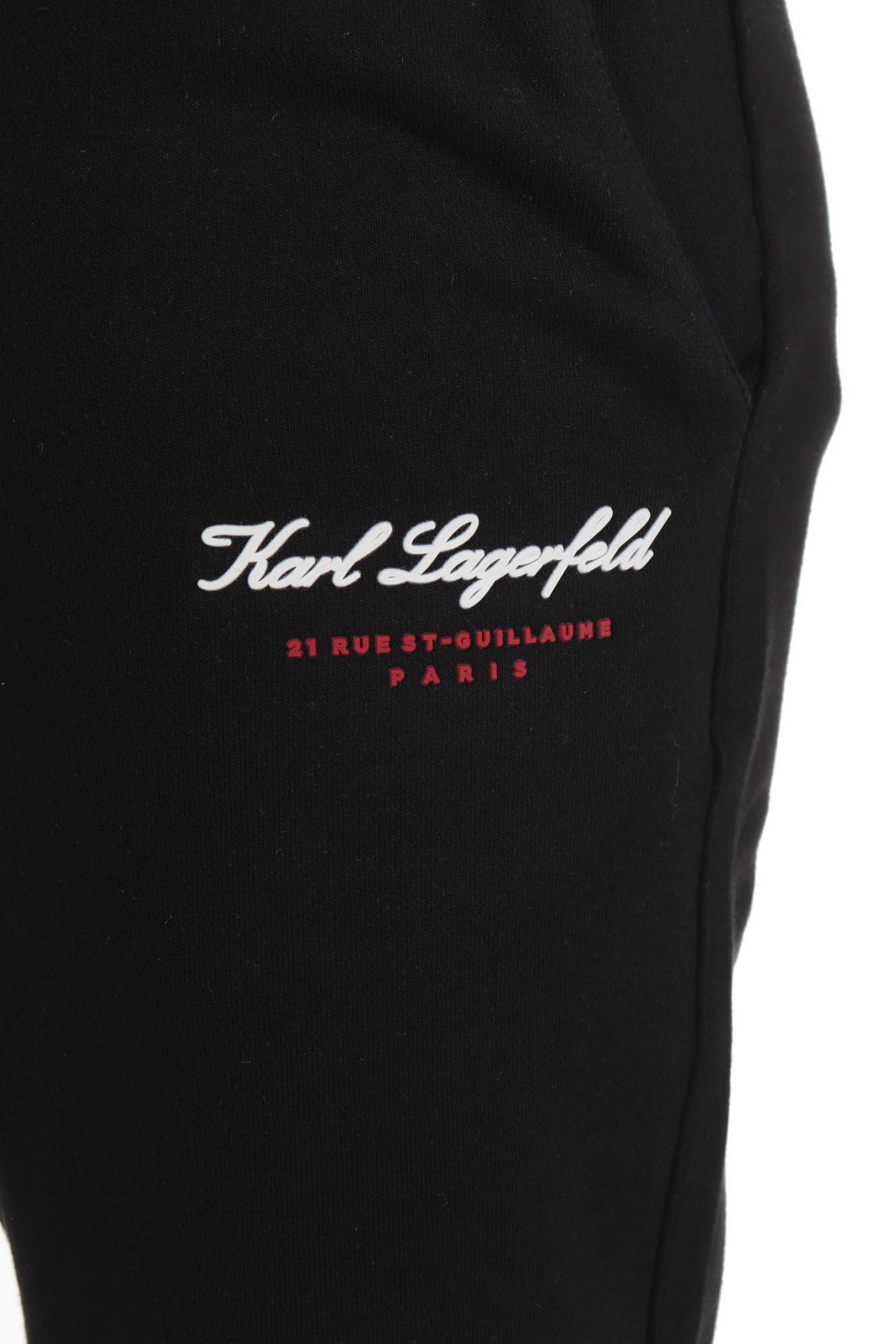 KARL LAGERFELD ΠΑΝΤΕΛΟΝΙ ΦΟΡΜΑ LOGO ΜΑΥΡΟ φωτογραφία