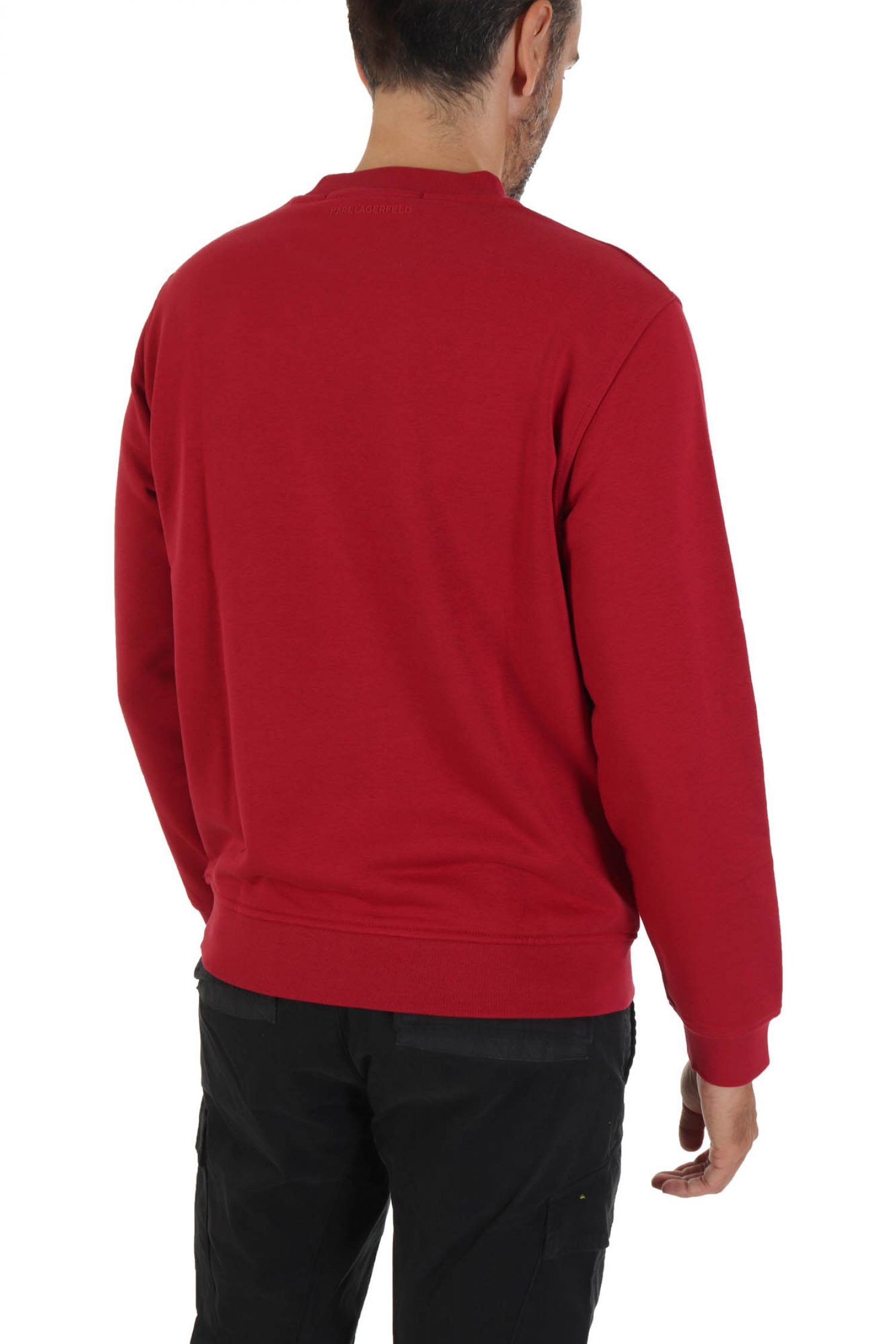 KARL LAGERFELD ΦΟΥΤΕΡ CREW NECK LOGO ΚΟΚΚΙΝΟ φωτογραφία