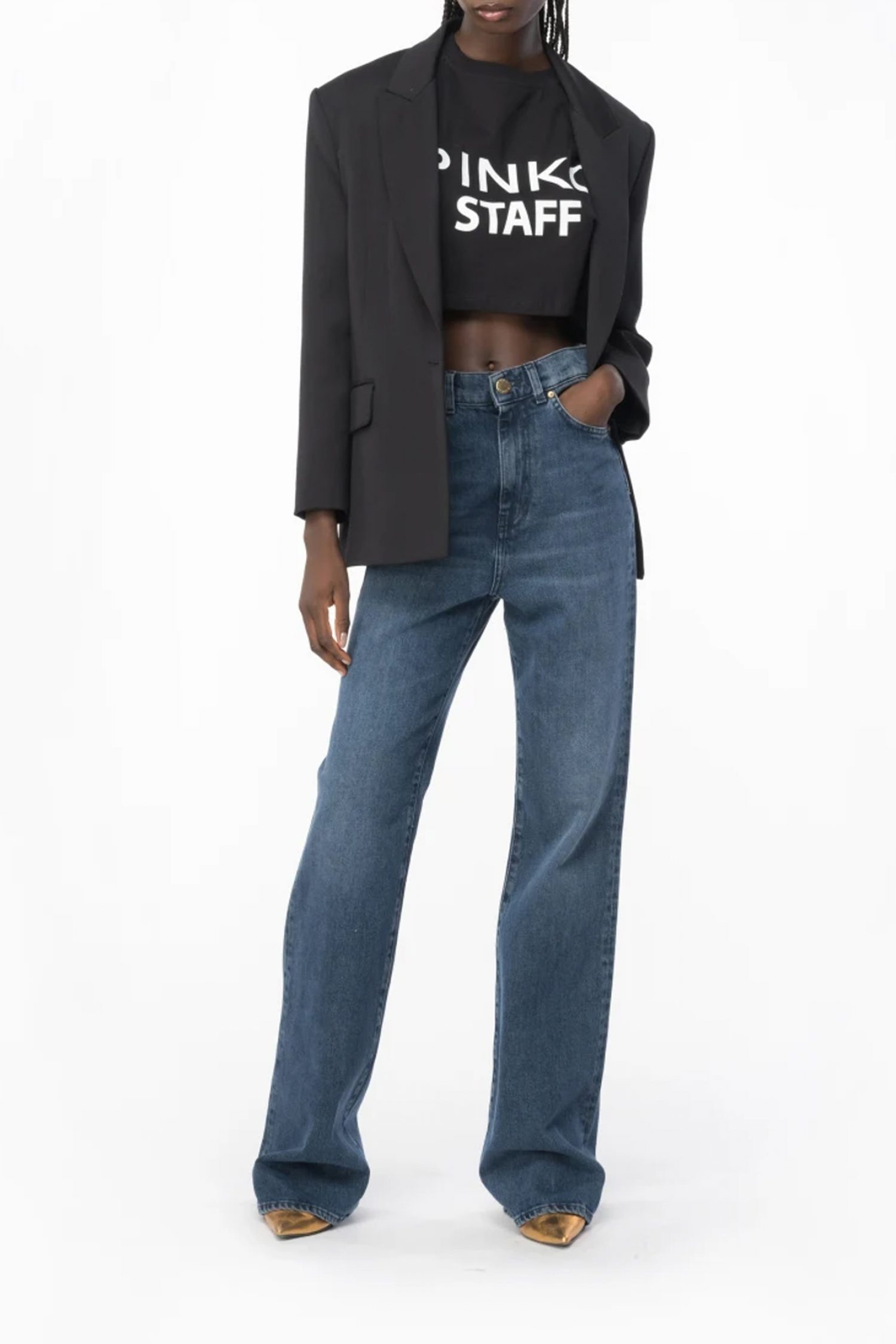 PINKO ΠΑΝΤΕΛΟΝΑ JEANS FELIX COMFORT ΜΠΛΕ