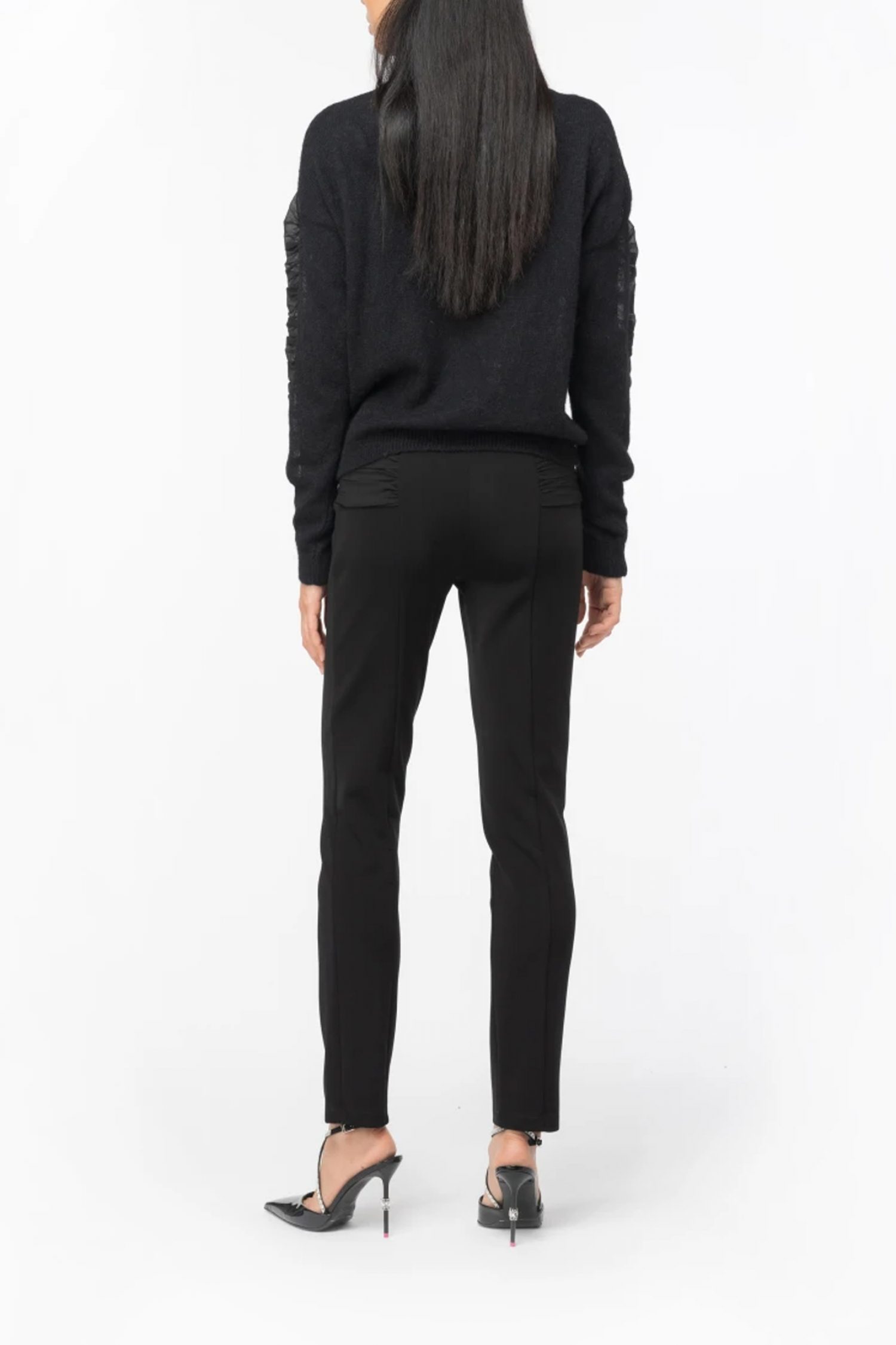 PINKO ΠΑΝΤΕΛΟΝΙ ΚΟΛΑΝ PISOLO ΣΟΥΡΑ ΜΕΣΗ ΜΑΥΡΟ φωτογραφία