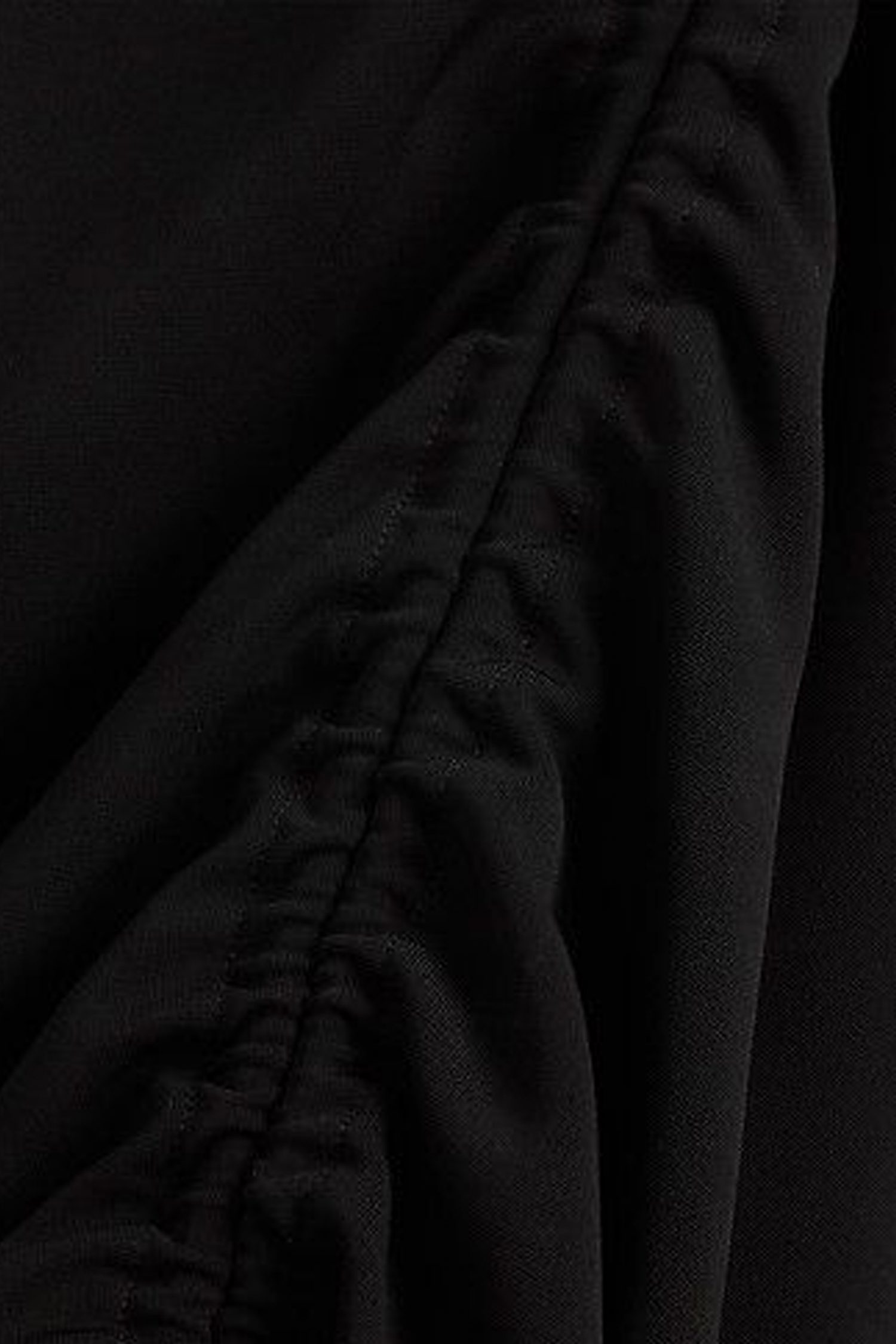 KARL LAGERFELD ΦΟΡΕΜΑ MIDI CORD DETAIL JERSEY ΕΝΑ ΜΑΝΙΚΙ ΜΑΥΡΟ φωτογραφία