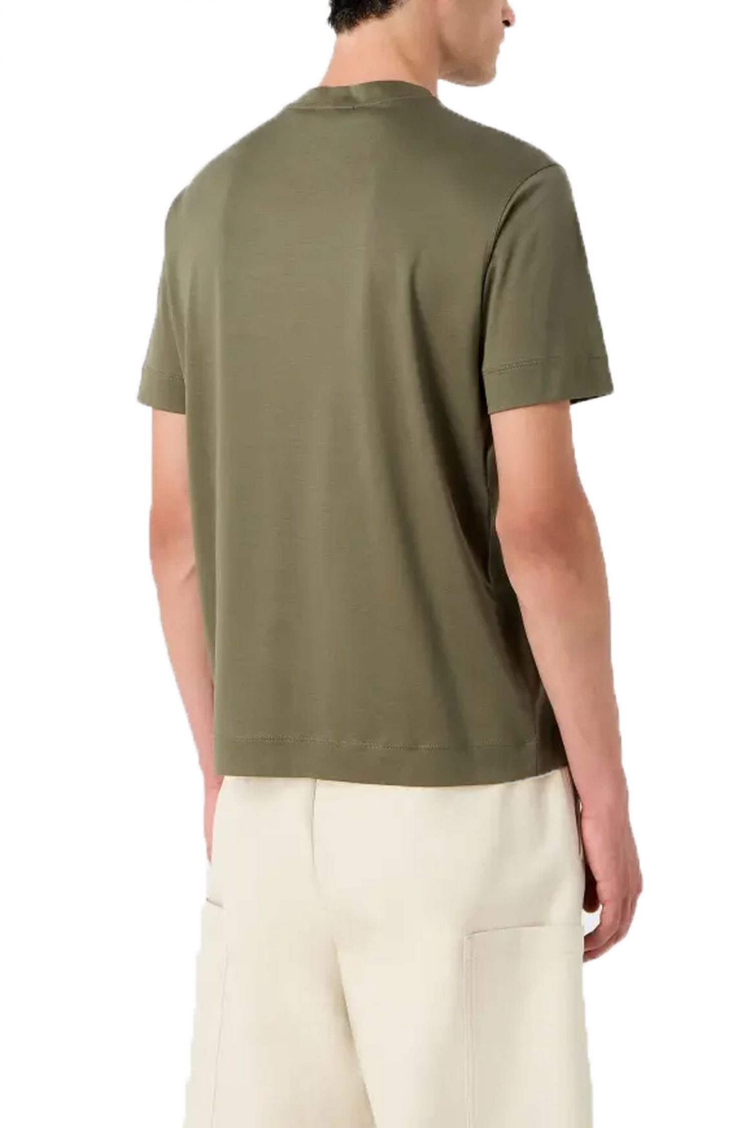 EMPORIO ARMANI T-SHIRT LOGO ΧΑΚΙ φωτογραφία
