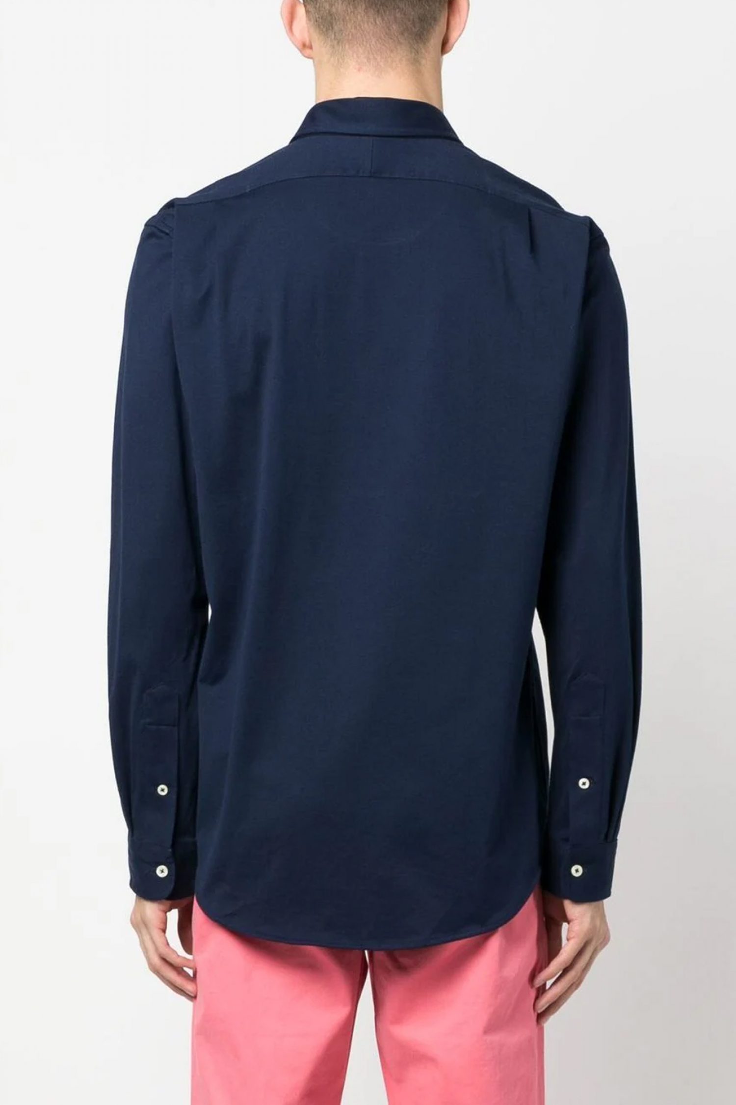 RALPH LAUREN ΠΟΥΚΑΜΙΣΟ JERSEY LOGO ΜΠΛΕ