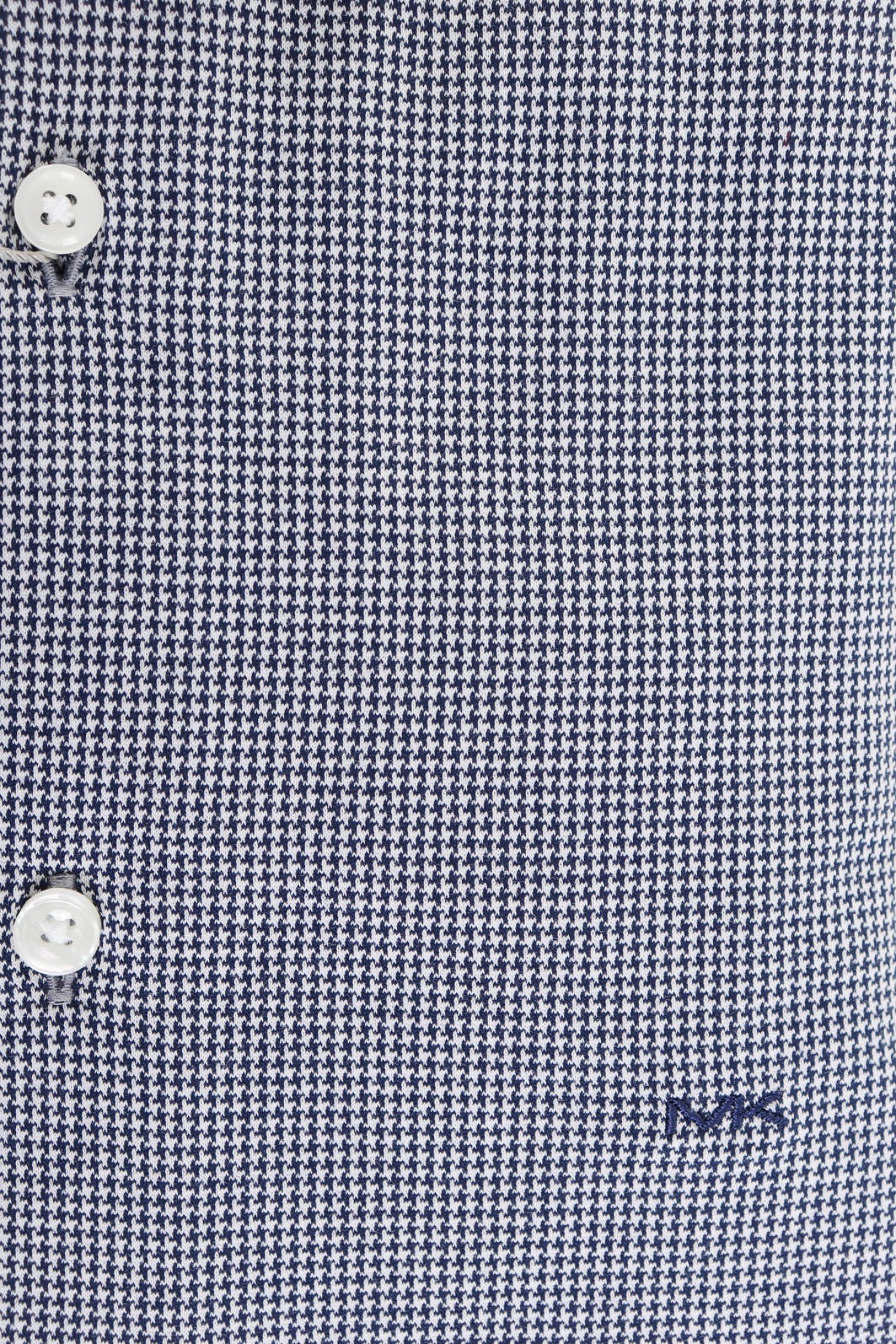 MICHAEL KORS ΠΟΥΚΑΜΙΣΟ ΜΙΚΡΟΣΧΕΔΙΟ SLIM FIT ΜΠΛΕ φωτογραφία