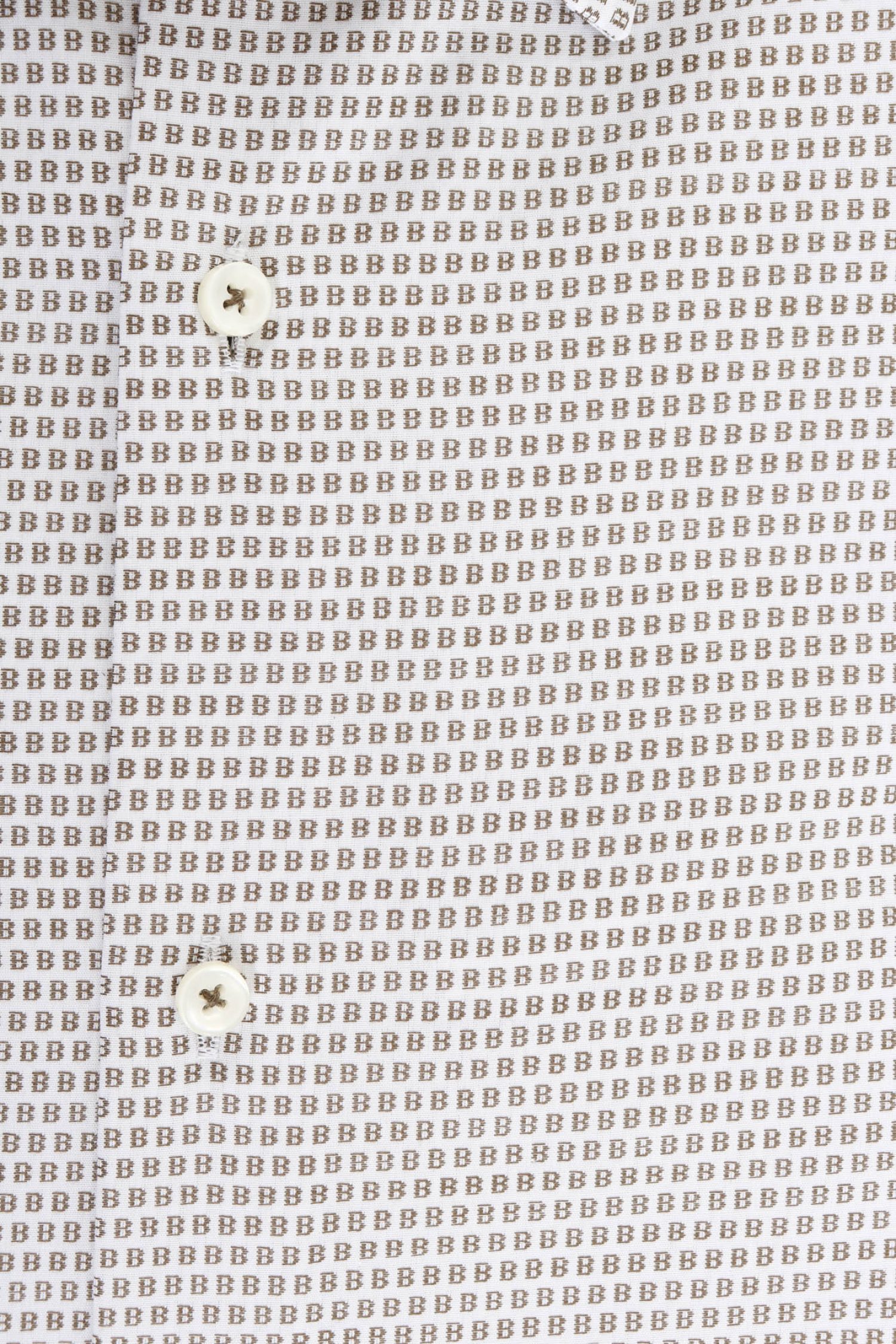 BOSS ΠΟΥΚΑΜΙΣΟ ALL OVER LOGO REGULAR FIT H-JOE-KRNT-C1-214 ΧΑΚΙ-ΛΕΥΚΟ φωτογραφία