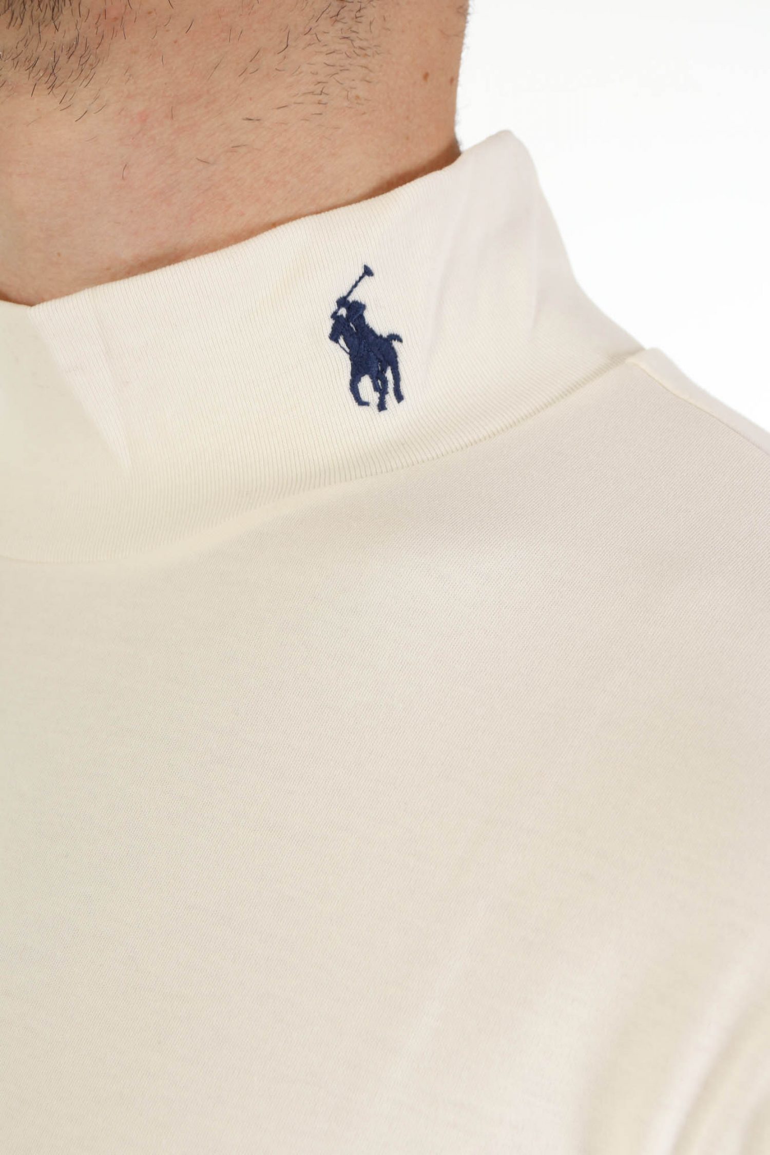 RALPH LAUREN T- SHIRT ΛΟΥΠΕΤΟ LOGO ΕΚΡΟΥ φωτογραφία