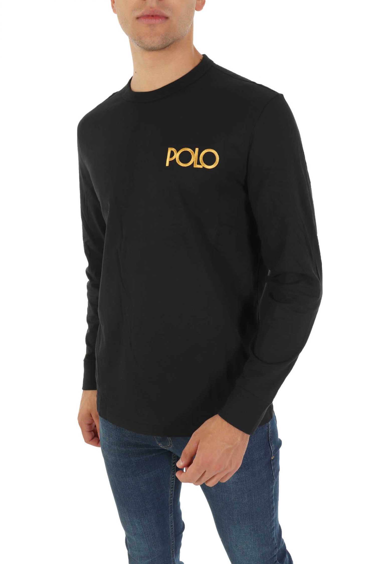 RALPH LAUREN T-SHIRT LOGO ΜΑΥΡΟ φωτογραφία