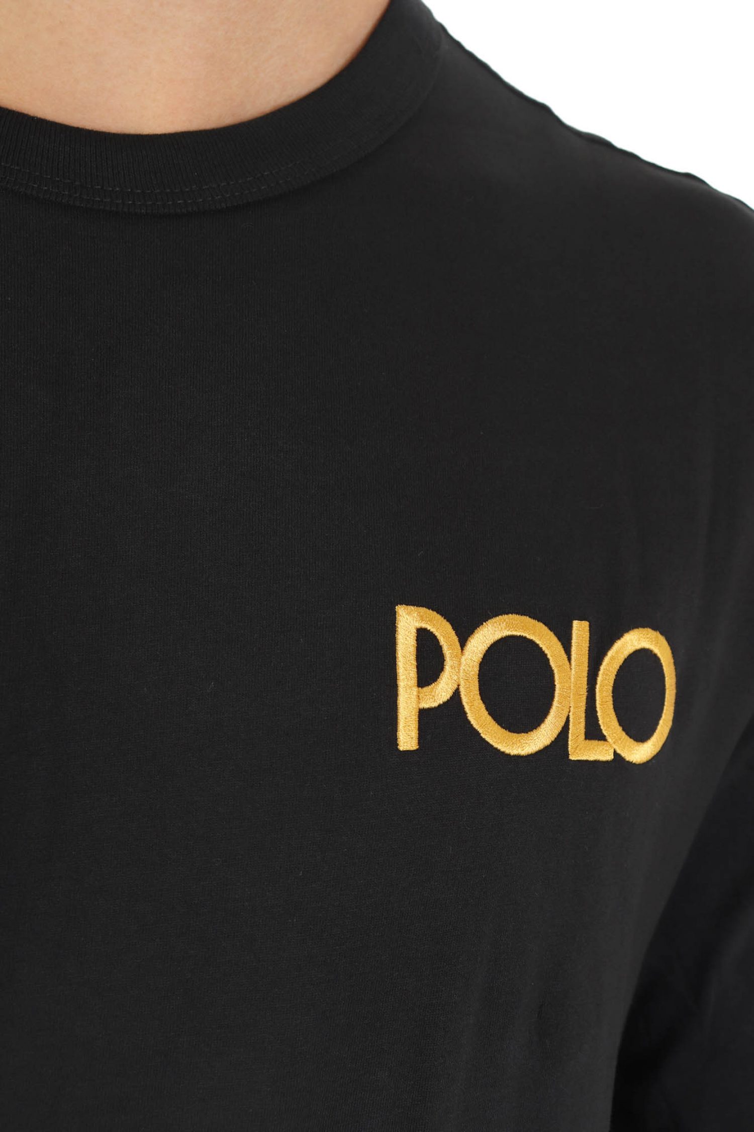 RALPH LAUREN T-SHIRT LOGO ΜΑΥΡΟ φωτογραφία