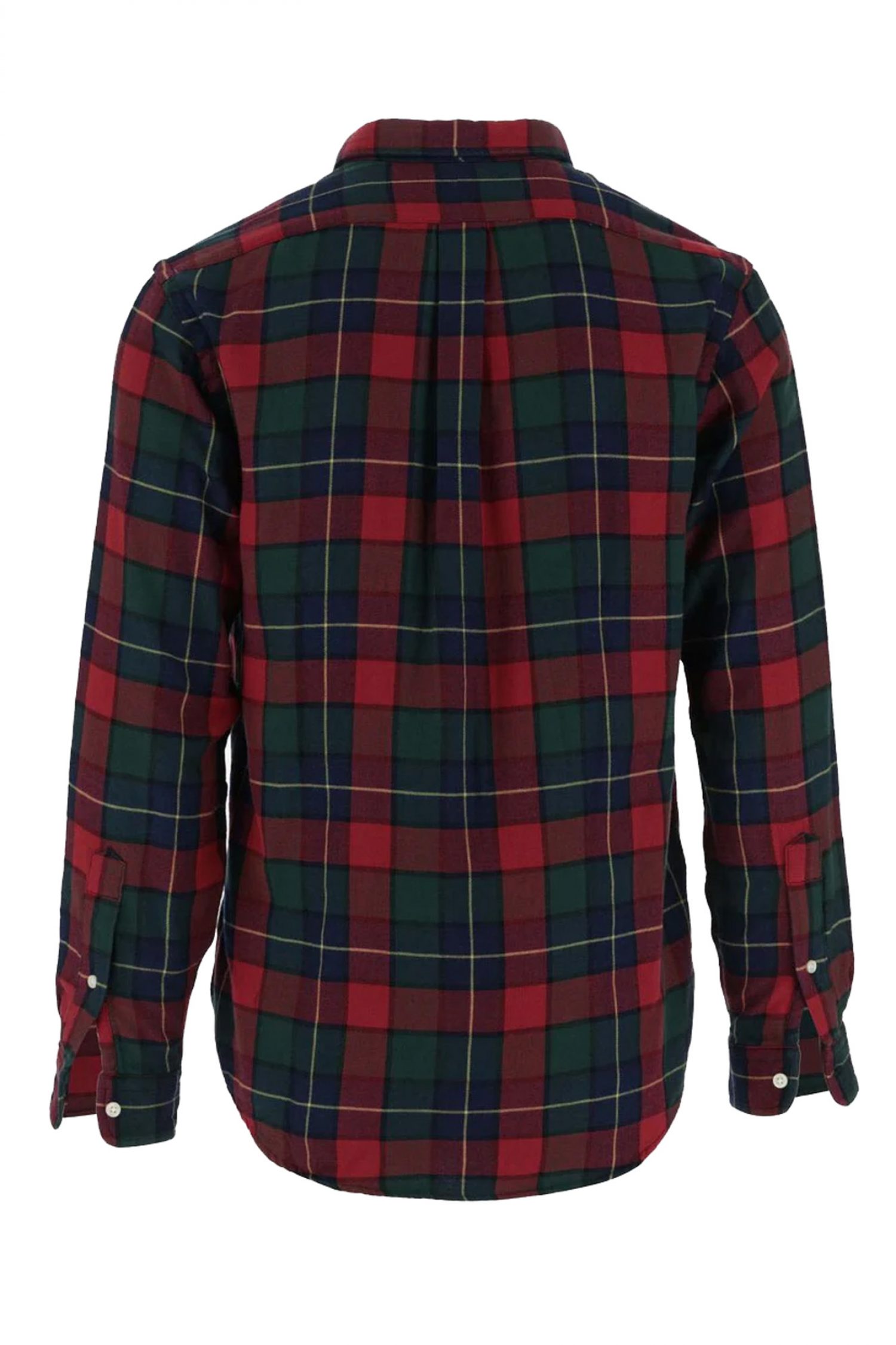 RALPH LAUREN ΠΟΥΚΑΜΙΣΟ ΚΑΡΩ BUTTON DOWN CUSTOM FIT MUTI ΚΟΚΚΙΝΟ