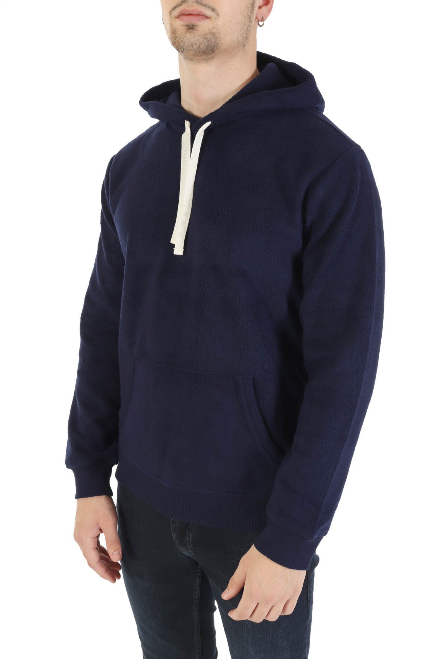 RALPH LAUREN ΦΟΥΤΕΡ HOODIE-SLEEP TOP LOGO ΜΠΛΕ