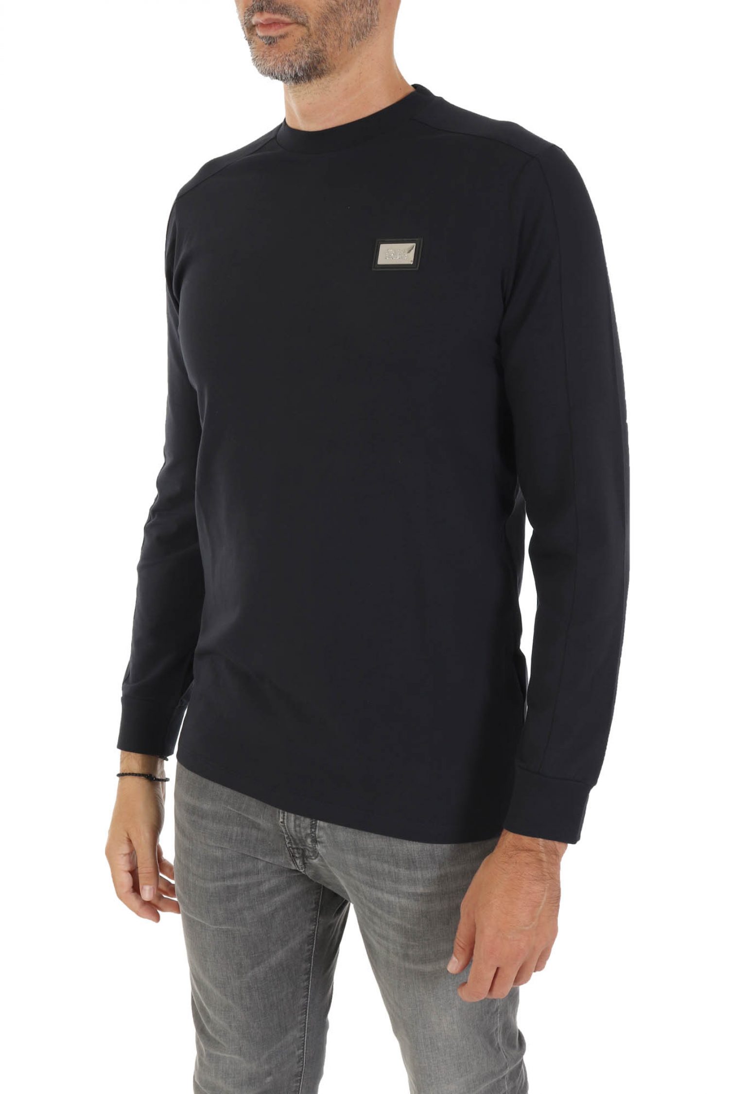 KARL LAGERFELD T-SHIRT LOGO ΜΠΛΕ φωτογραφία