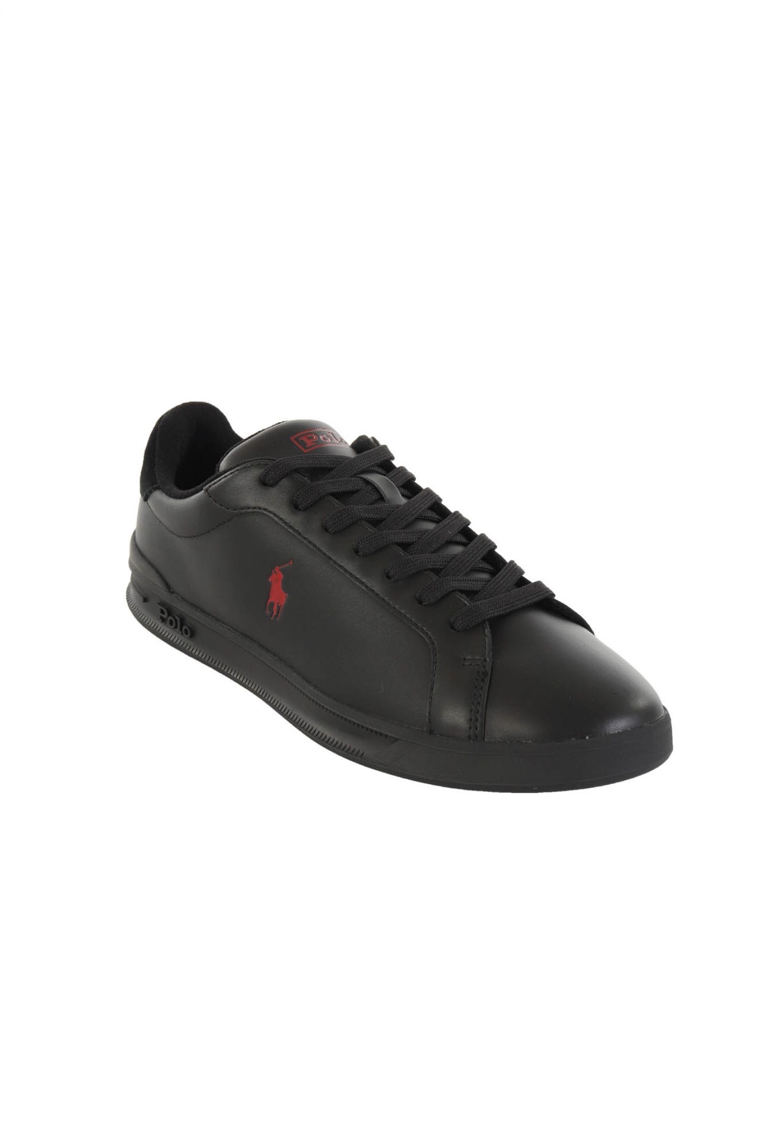 RALPH LAUREN ΠΑΠΟΥΤΣΙΑ SNEAKER HRT CT-II-SK-ATH ΜΑΥΡΟ-ΚΟΚΚΙΝΟ φωτογραφία