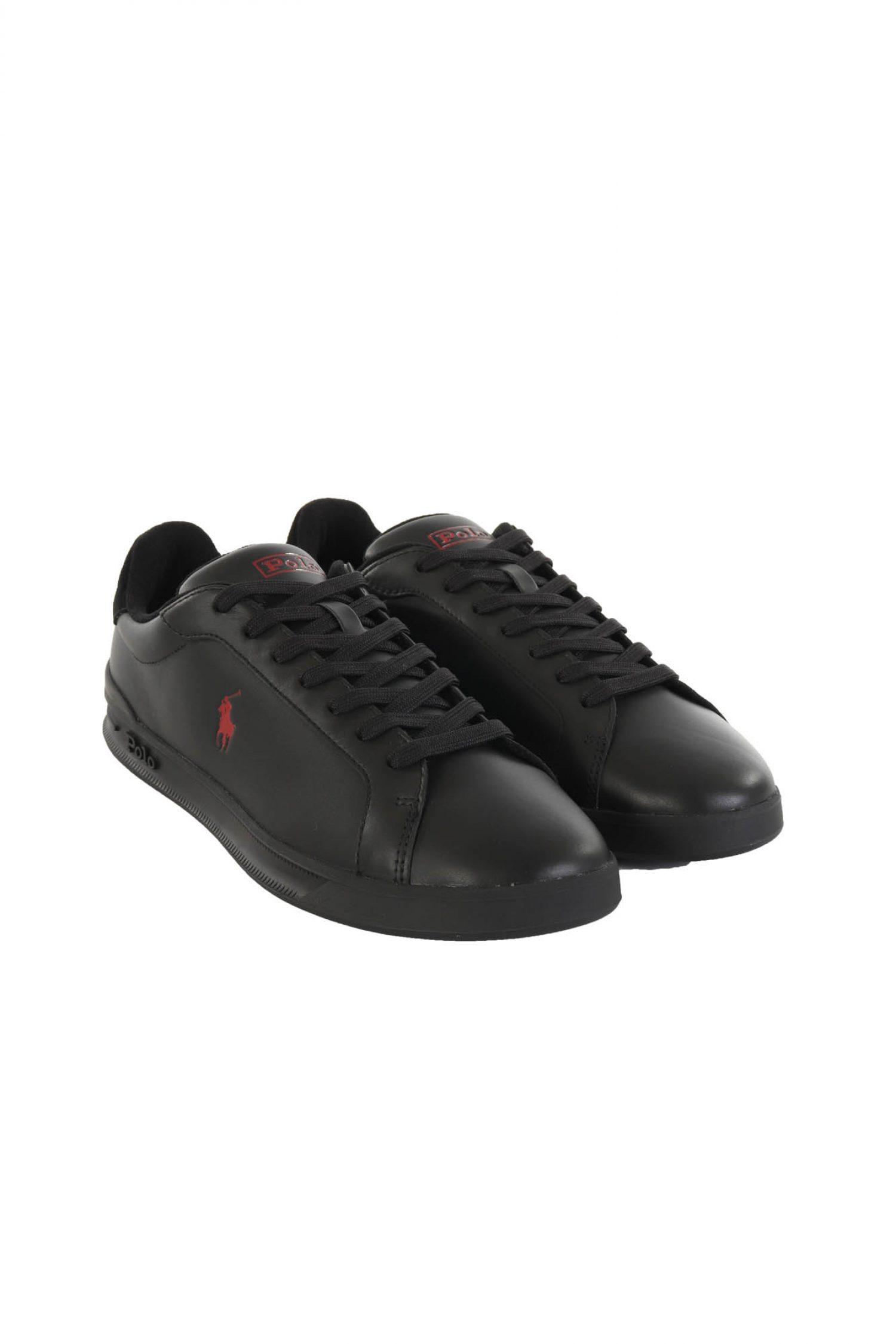 RALPH LAUREN ΠΑΠΟΥΤΣΙΑ SNEAKER HRT CT-II-SK-ATH ΜΑΥΡΟ-ΚΟΚΚΙΝΟ φωτογραφία