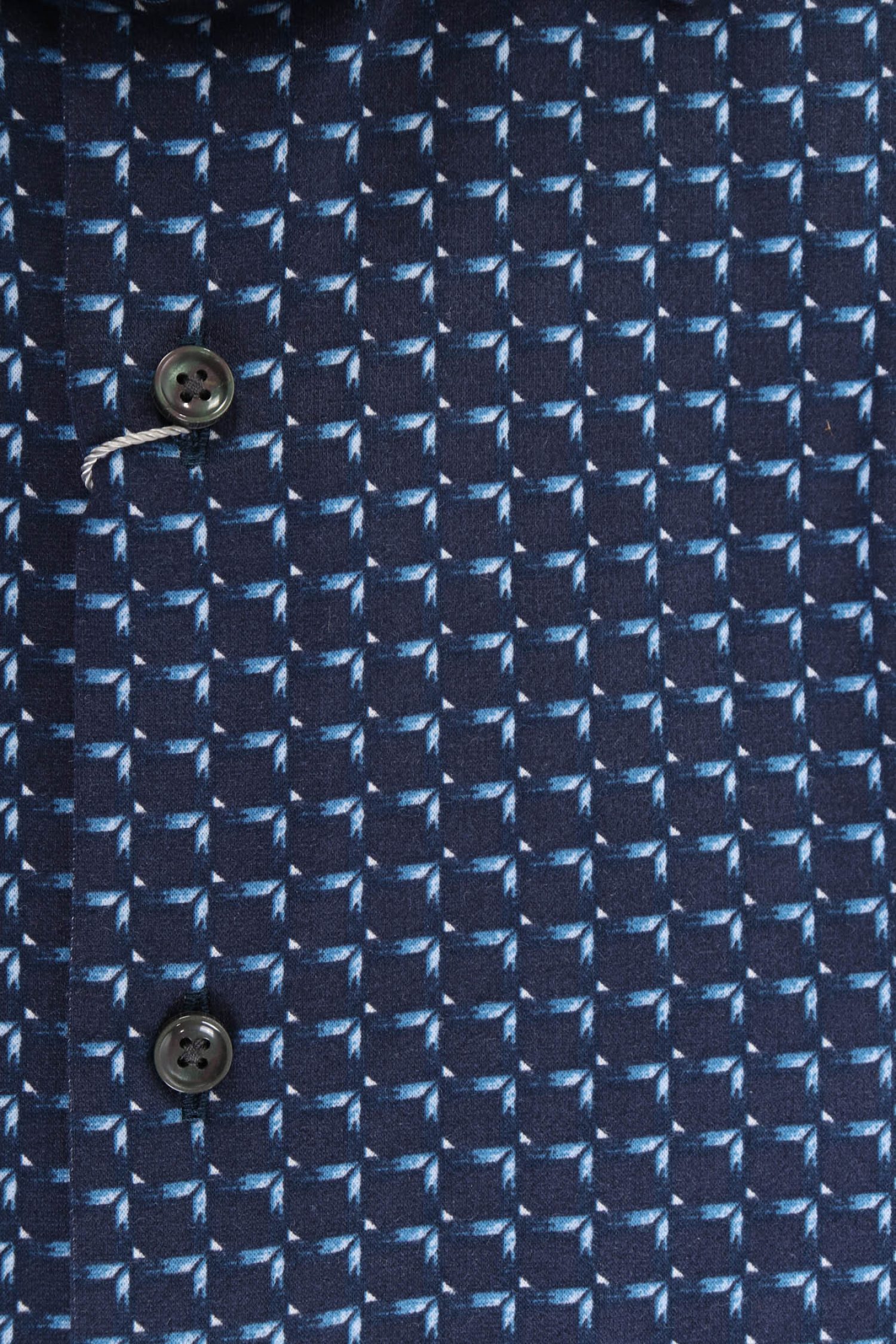 MICHAEL KORS ΠΟΥΚΑΜΙΣΟ ΜΙΚΡΟΣΧΕΔΙΟ SLIM FIT ΜΠΛΕ-ΣΙΕΛ