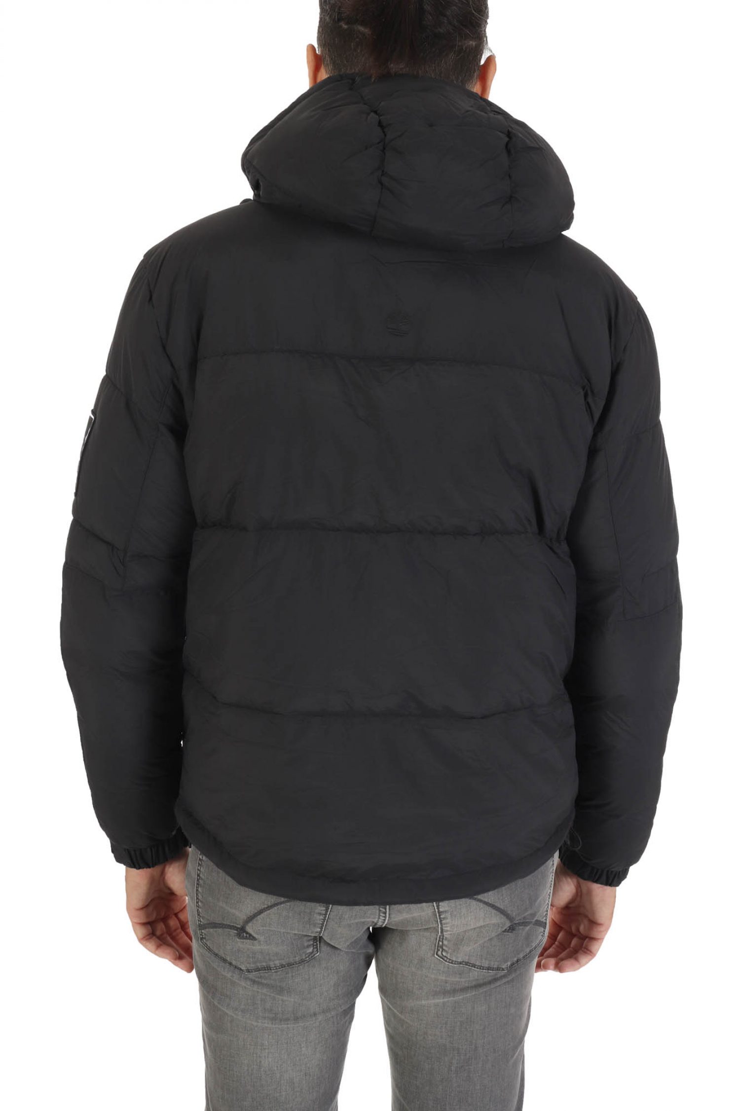 TIMBERLAND ΜΠΟΥΦΑΝ PUFFER HOODIE ARCHIVE ΜΑΥΡΟ