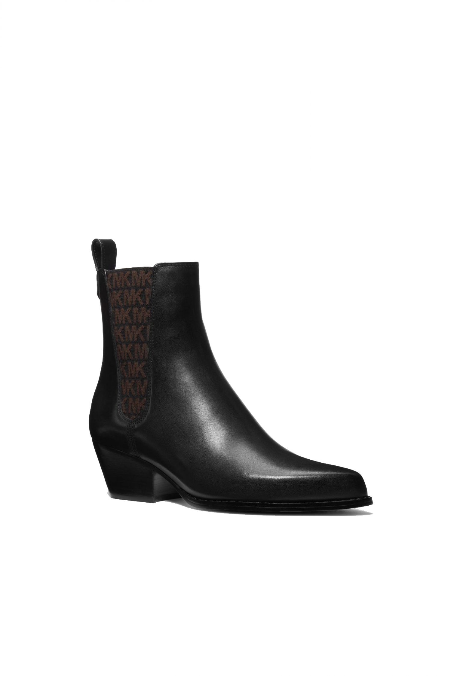 MICHAEL KORS ΠΑΠΟΥΤΣΙΑ ΜΠΟΤΑΚΙΑ ΚΙΝLEE LOGO ΚΑΦΕ/ΜΑΥΡΟ φωτογραφία