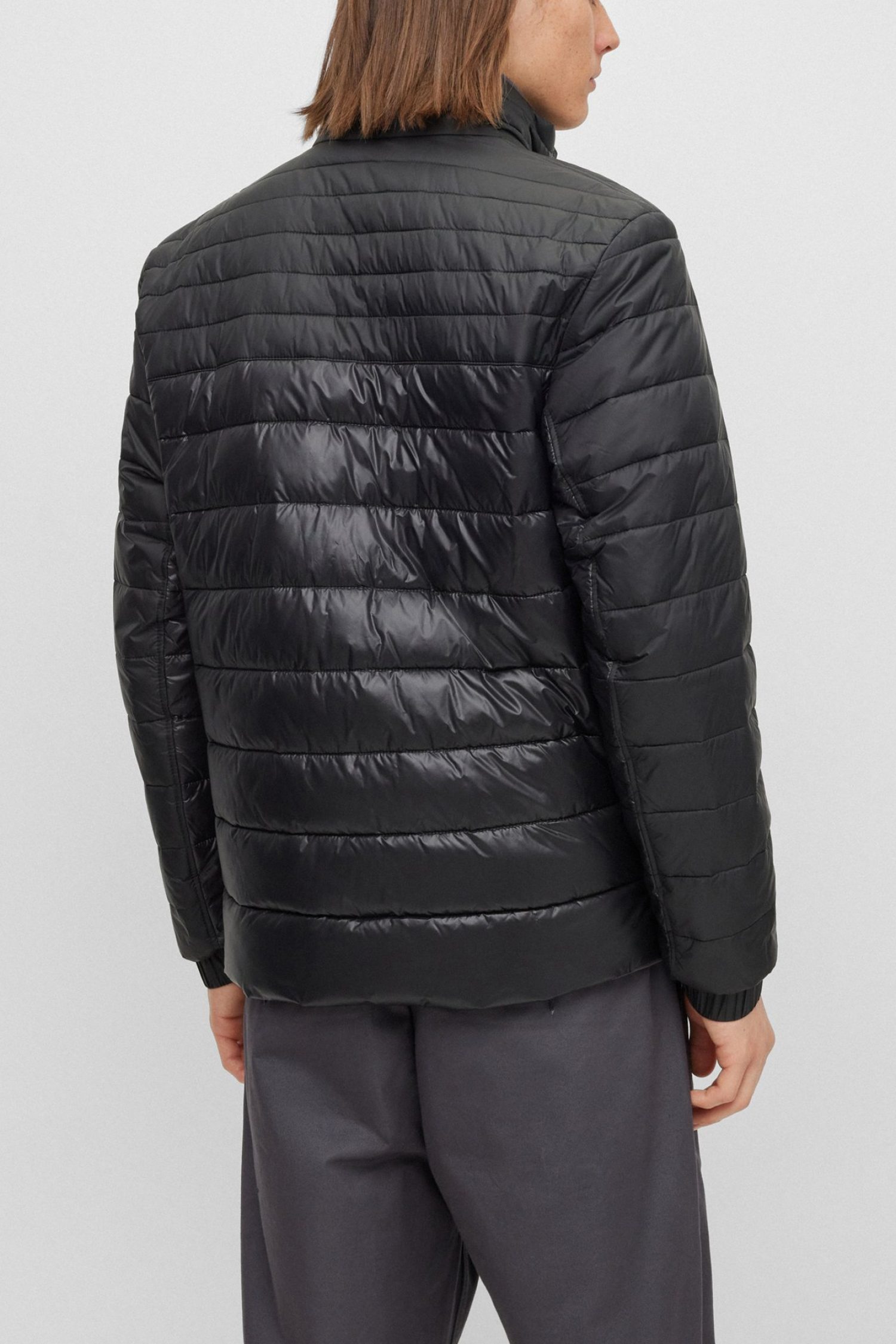 BOSS CASUAL ΜΠΟΥΦΑΝ ΦΟΥΣΚΩΤΟ ODEN ΜΑΥΡΟ