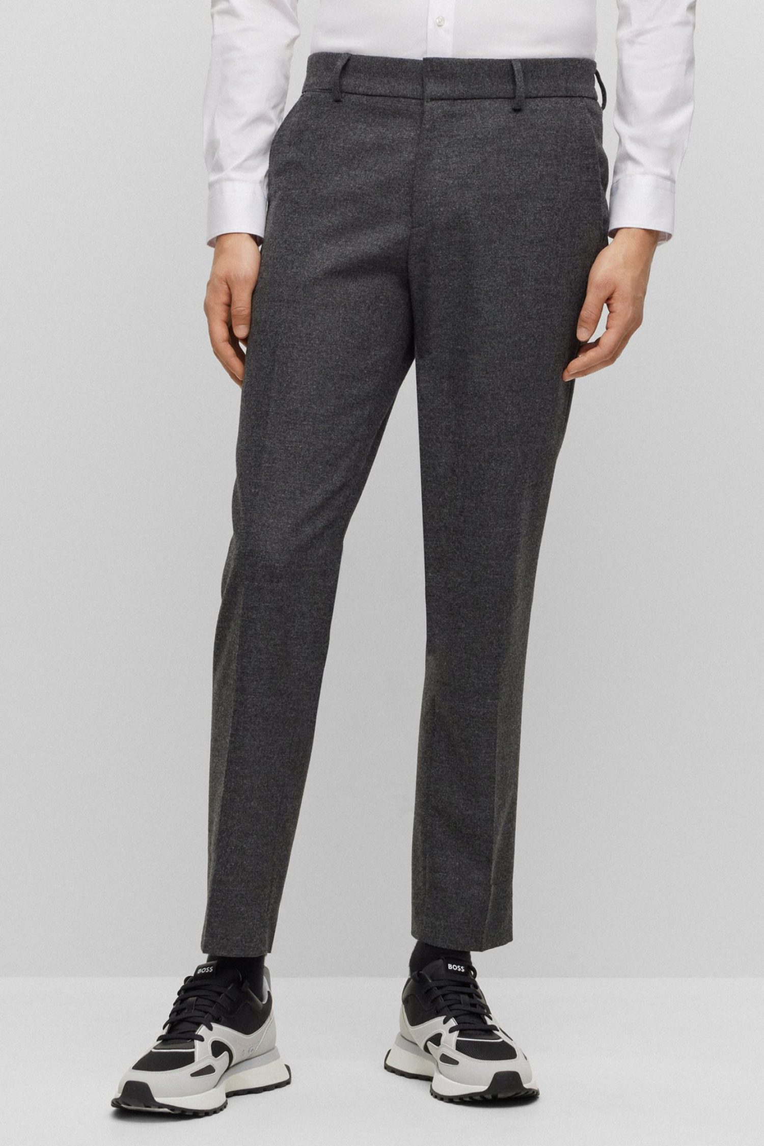 BOSS ΠΑΝΤΕΛΟΝΙ ΚΟΣΤΟΥΜΙΟΥ CHINO SLIM FIT P-GENIUS-CW-234 ΓΚΡΙ