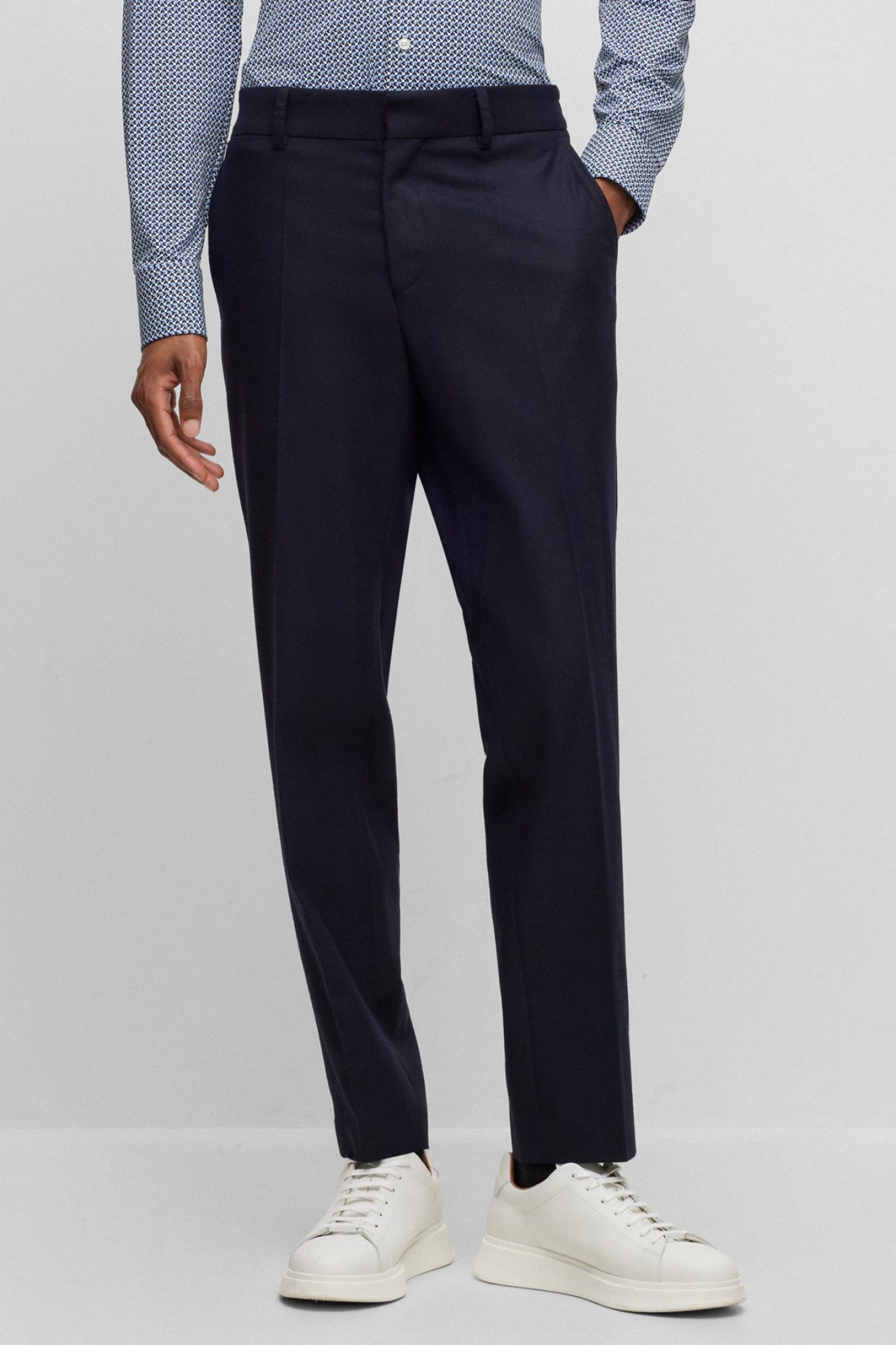 BOSS ΠΑΝΤΕΛΟΝΙ CHINO SLIM FIT P-GENIUS-CW-234 ΜΠΛΕ