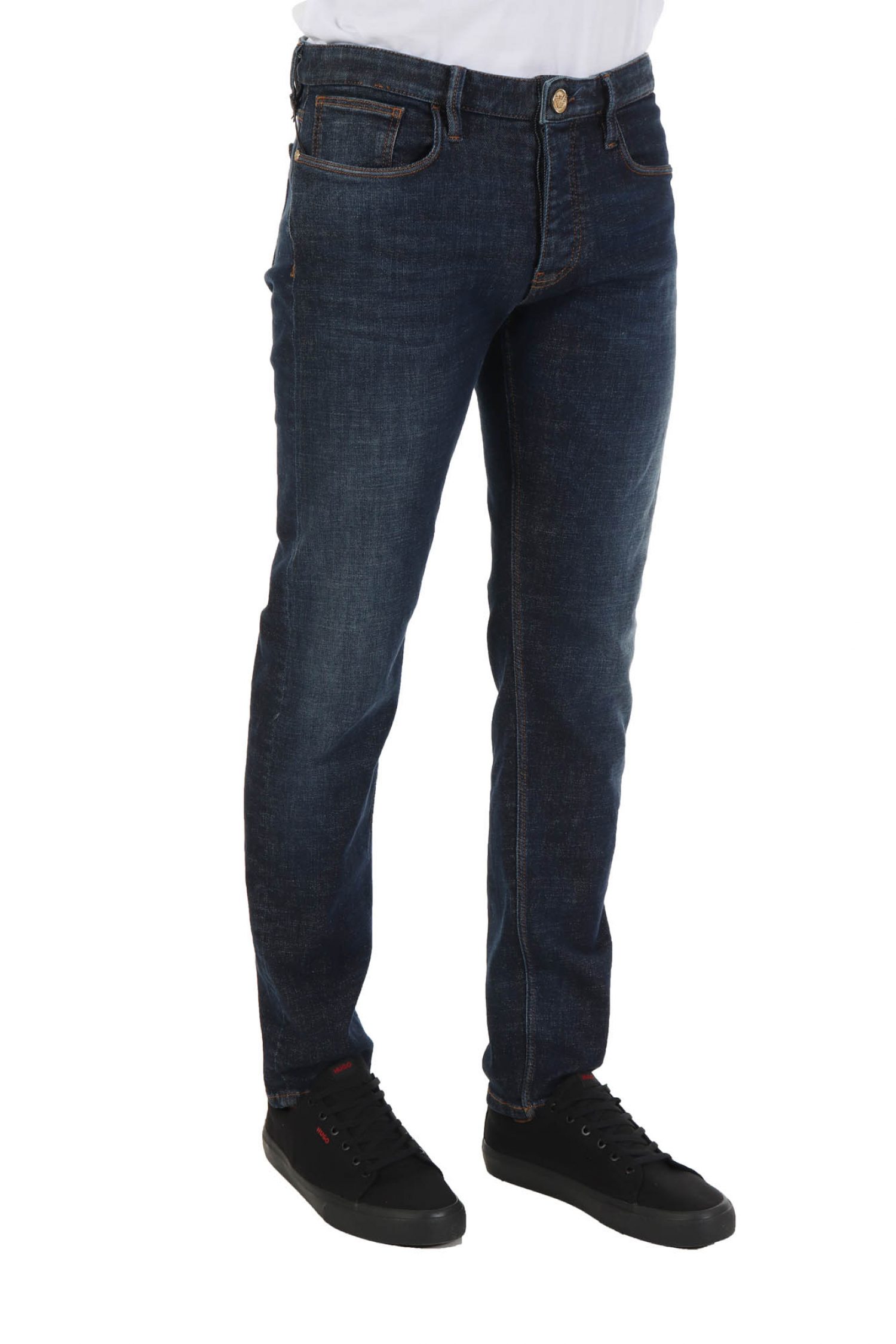 EMPORIO ARMANI ΠΑΝΤΕΛΟΝΙ JEANS J75 SLIM FIT ΜΠΛΕ φωτογραφία