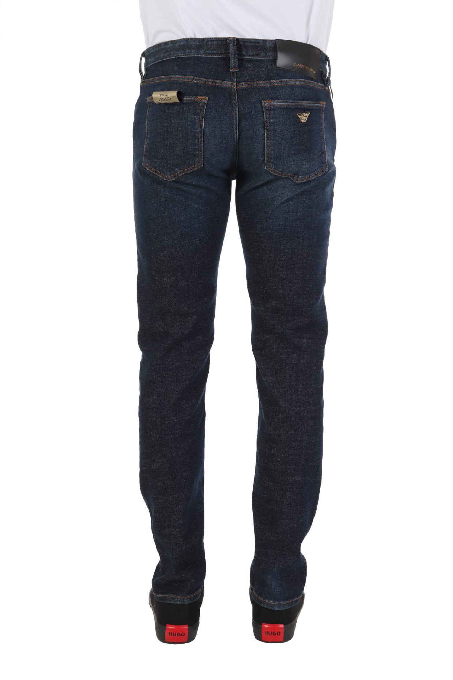 EMPORIO ARMANI ΠΑΝΤΕΛΟΝΙ JEANS J75 SLIM FIT ΜΠΛΕ φωτογραφία
