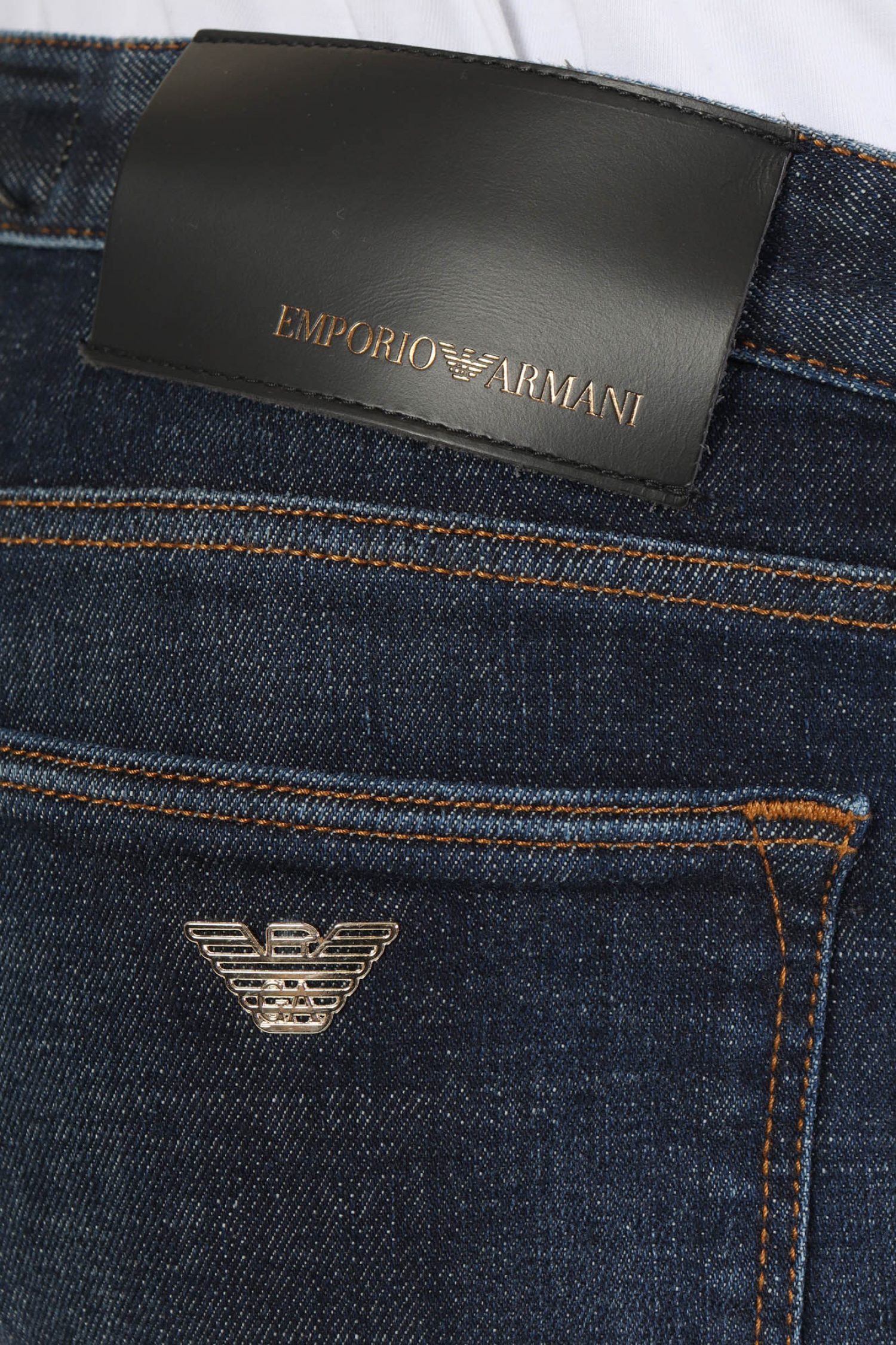 EMPORIO ARMANI ΠΑΝΤΕΛΟΝΙ JEANS J75 SLIM FIT ΜΠΛΕ φωτογραφία