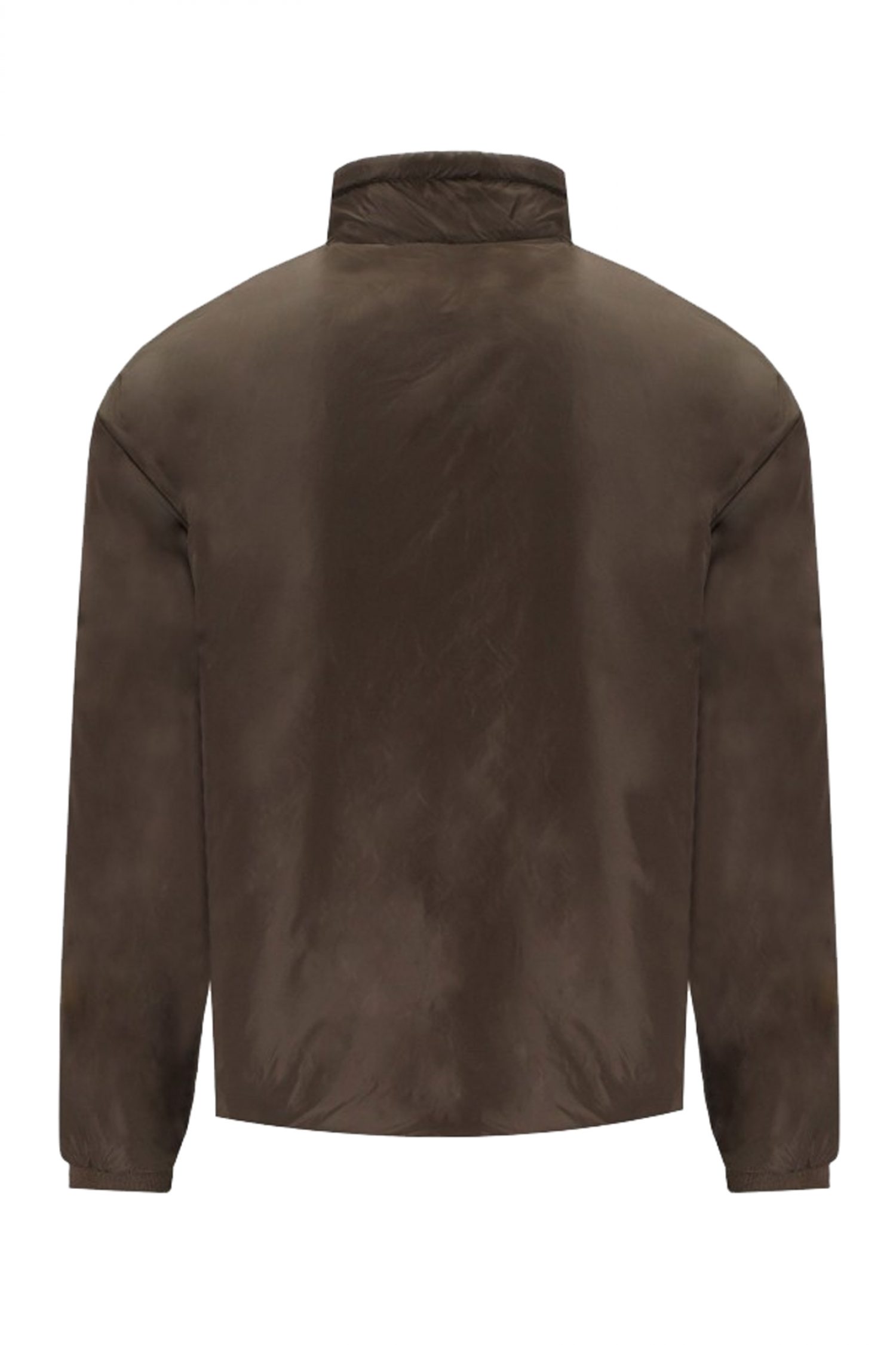 EMPORIO ARMANI ΜΠΟΥΦΑΝΟΖΑΚΕΤΑ REVERSIBLE HOODIE ΓΚΡΙ-ΚΑΦΕ