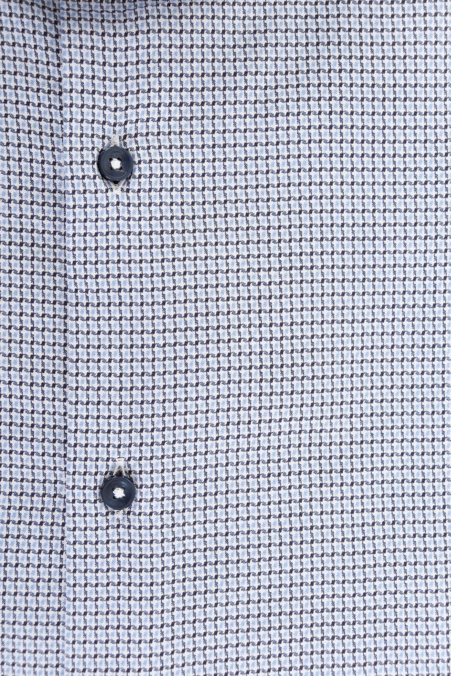 BOSS ΠΟΥΚΑΜΙΣΟ SLIM FIT STRETCH ΜΙΚΡΟΣΧΕΔΙΟ h-hank-spread-c5-233 ΣΙΕΛ φωτογραφία