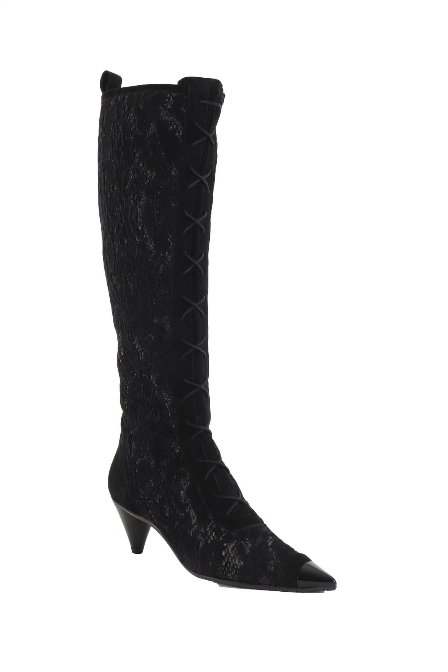 RAS ΠΑΠΟΥΤΣΙΑ ΜΠΟΤΕΣ CHANEL ΣΟΥΕΤ ΔΑΝΤΕΛΑ ΔΙΑΦΑΝΕΙΑ ΜΑΥΡΟ